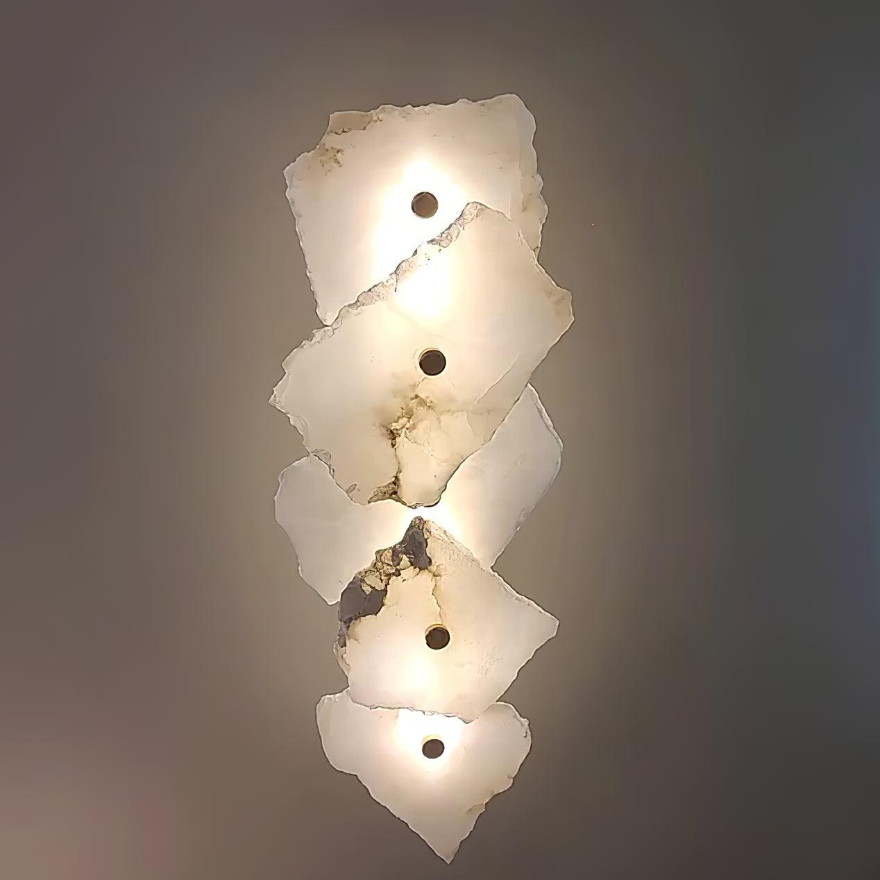 Cevra Alabaster Flower Wall Lamp - Neutralighting