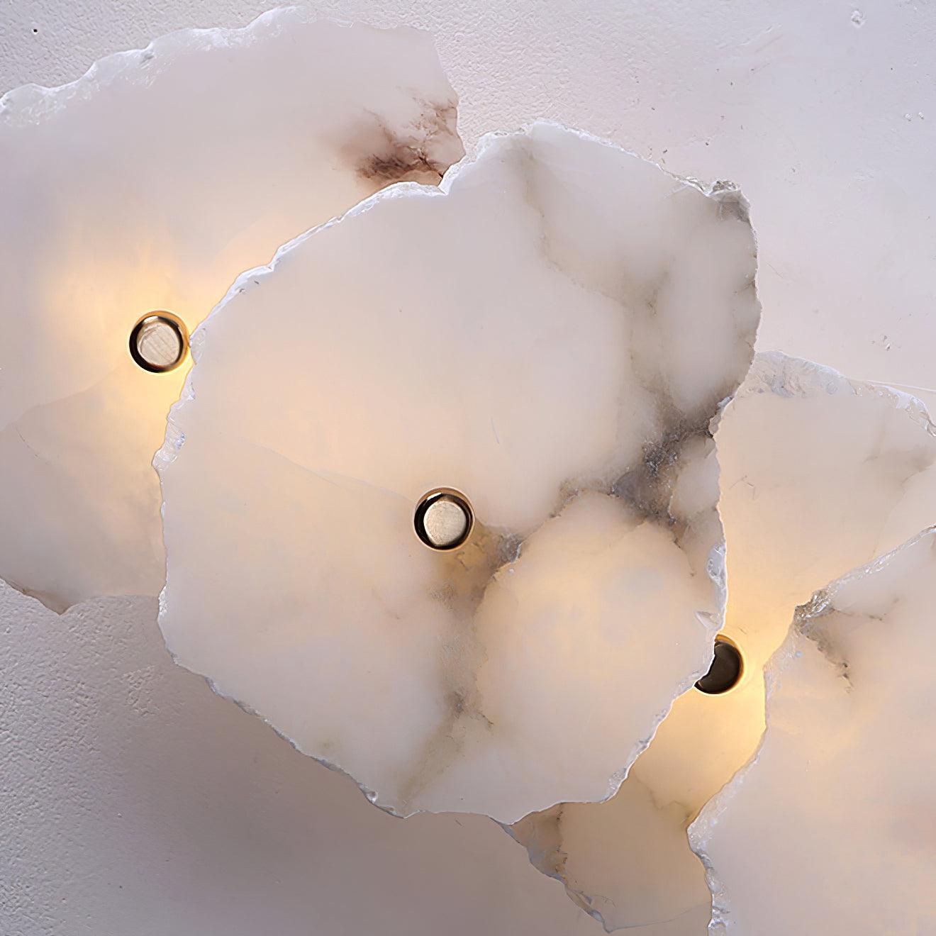 Cevra Alabaster Flower Wall Lamp - Neutralighting