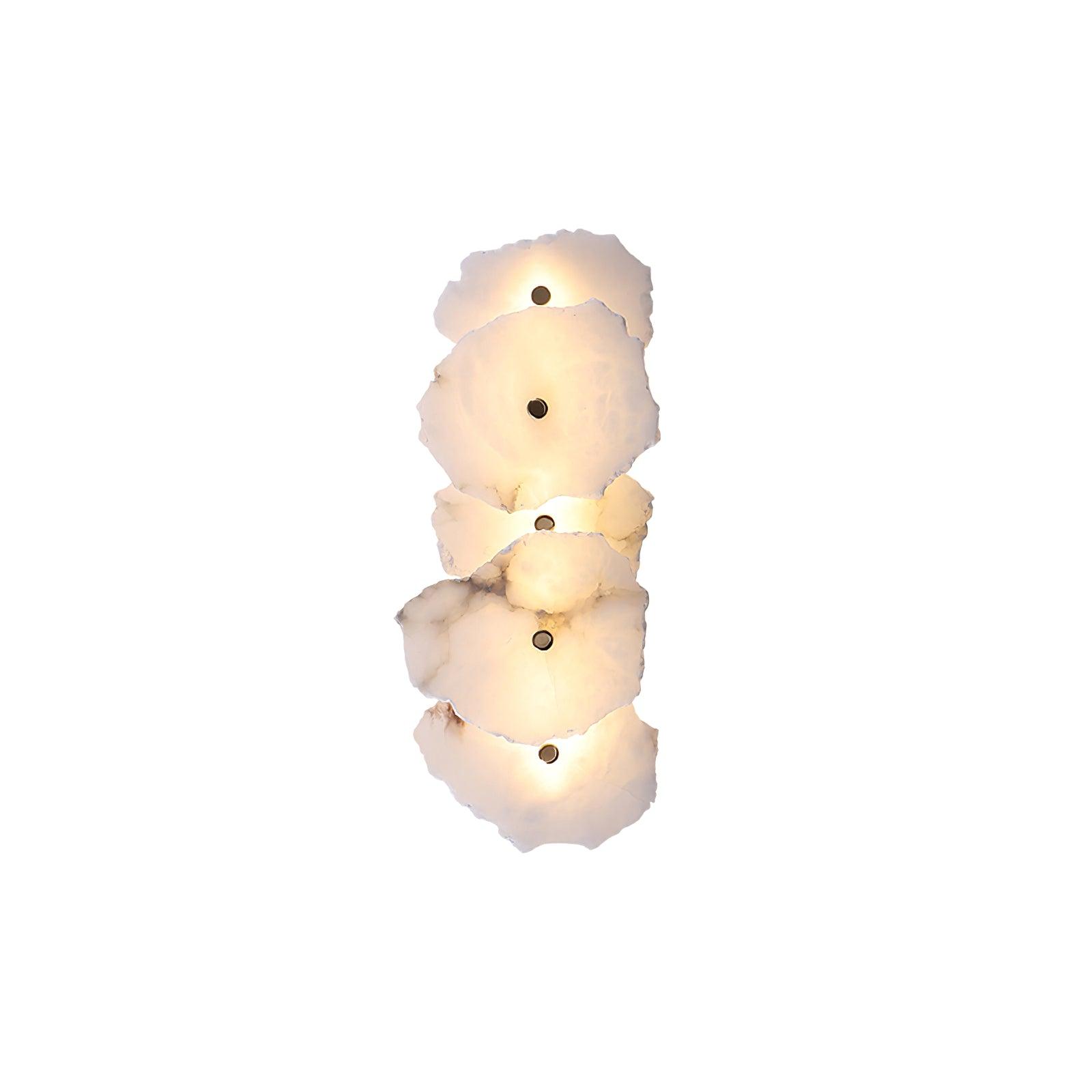 Cevra Alabaster Flower Wall Lamp - Neutralighting