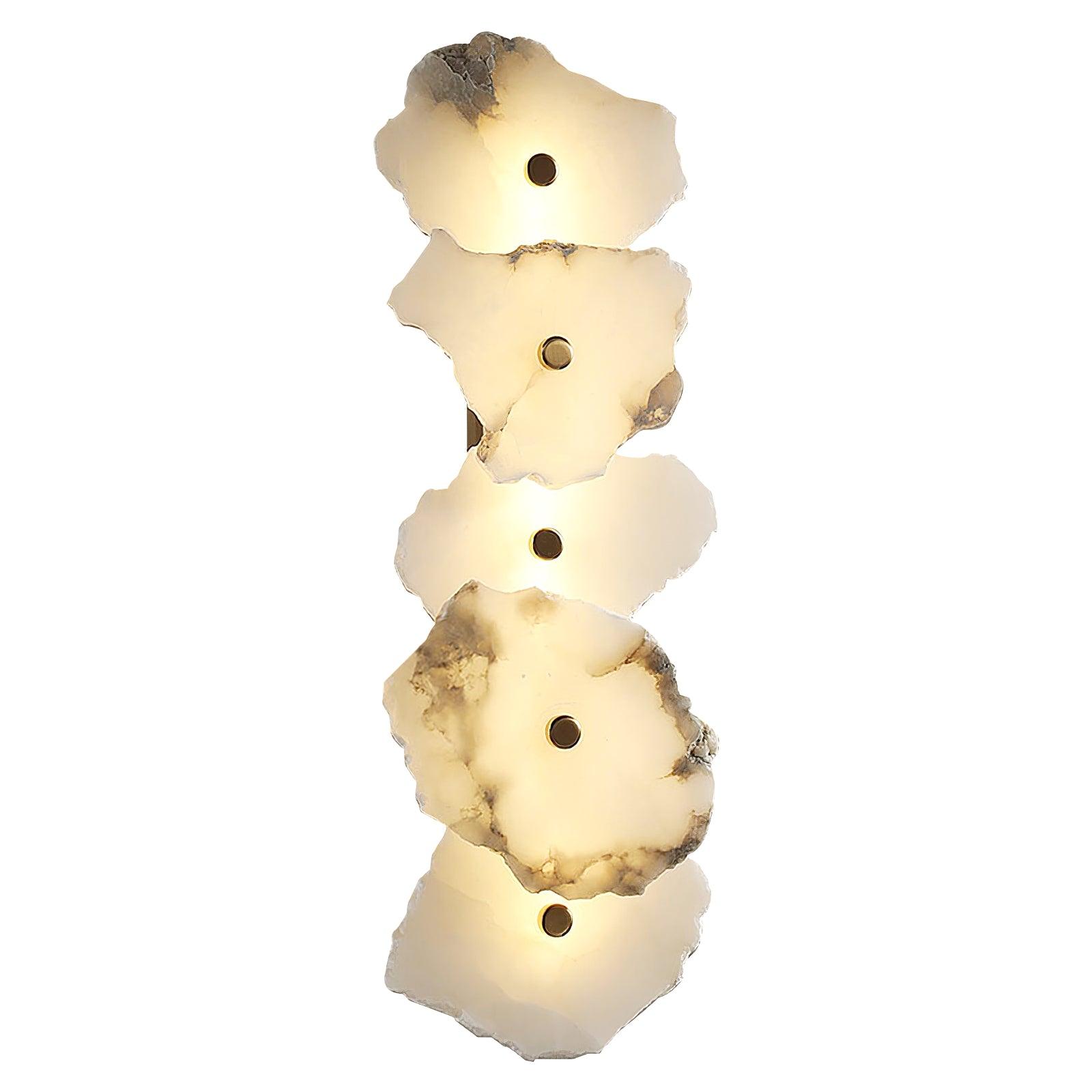 Cevra Alabaster Flower Wall Lamp - Neutralighting