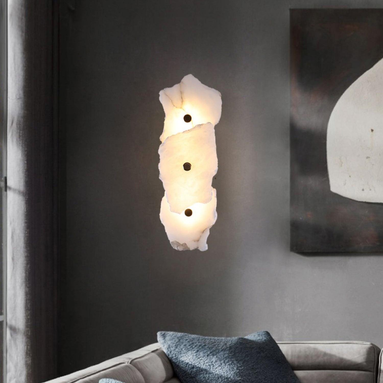 Cevra Alabaster Flower Wall Lamp - Neutralighting