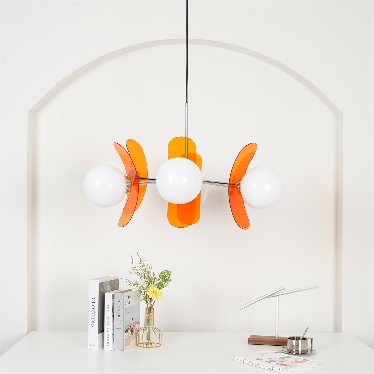Ulano Chandelier Brown &Orange - Neutralighting
