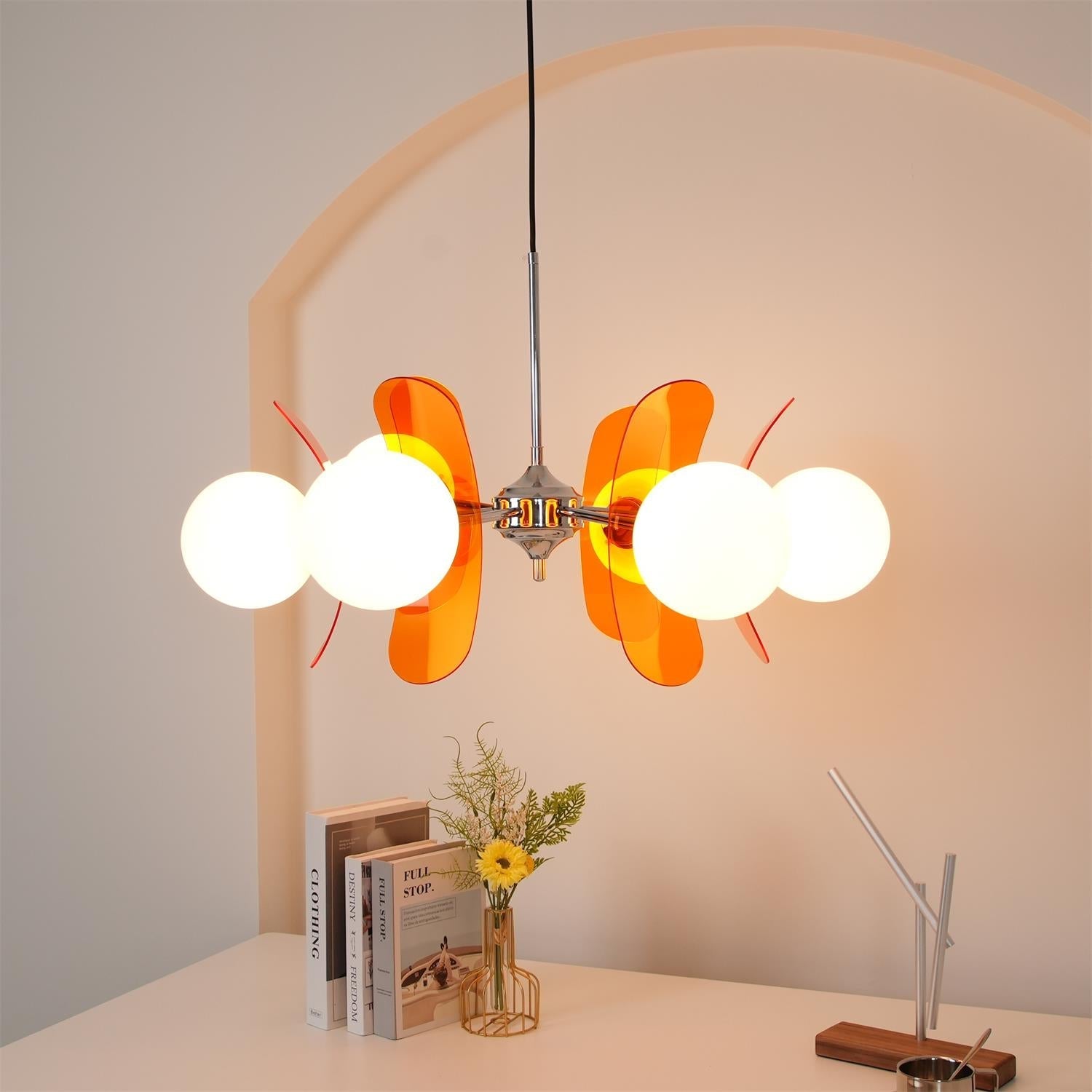 Ulano Chandelier Brown &Orange - Neutralighting