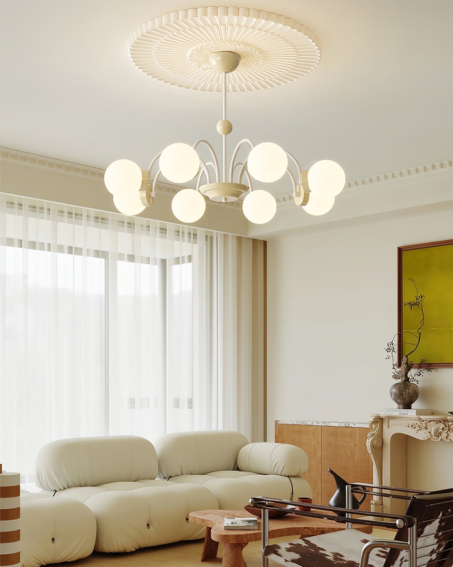 Pivone 8-Light Globe Chandelier - Neutralighting