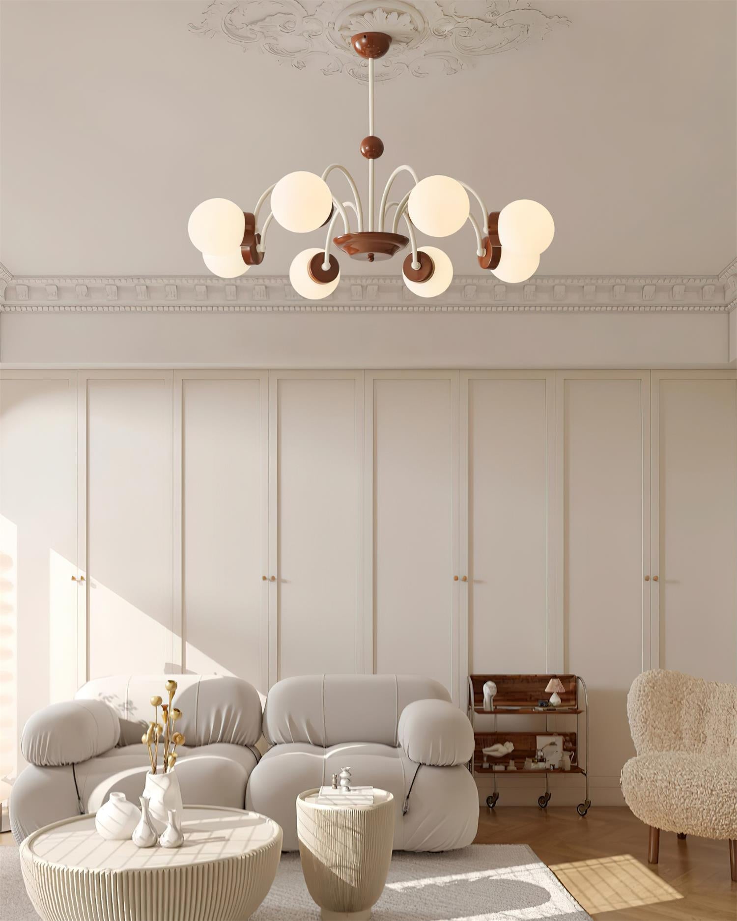 Pivone 8-Light Globe Chandelier - Neutralighting