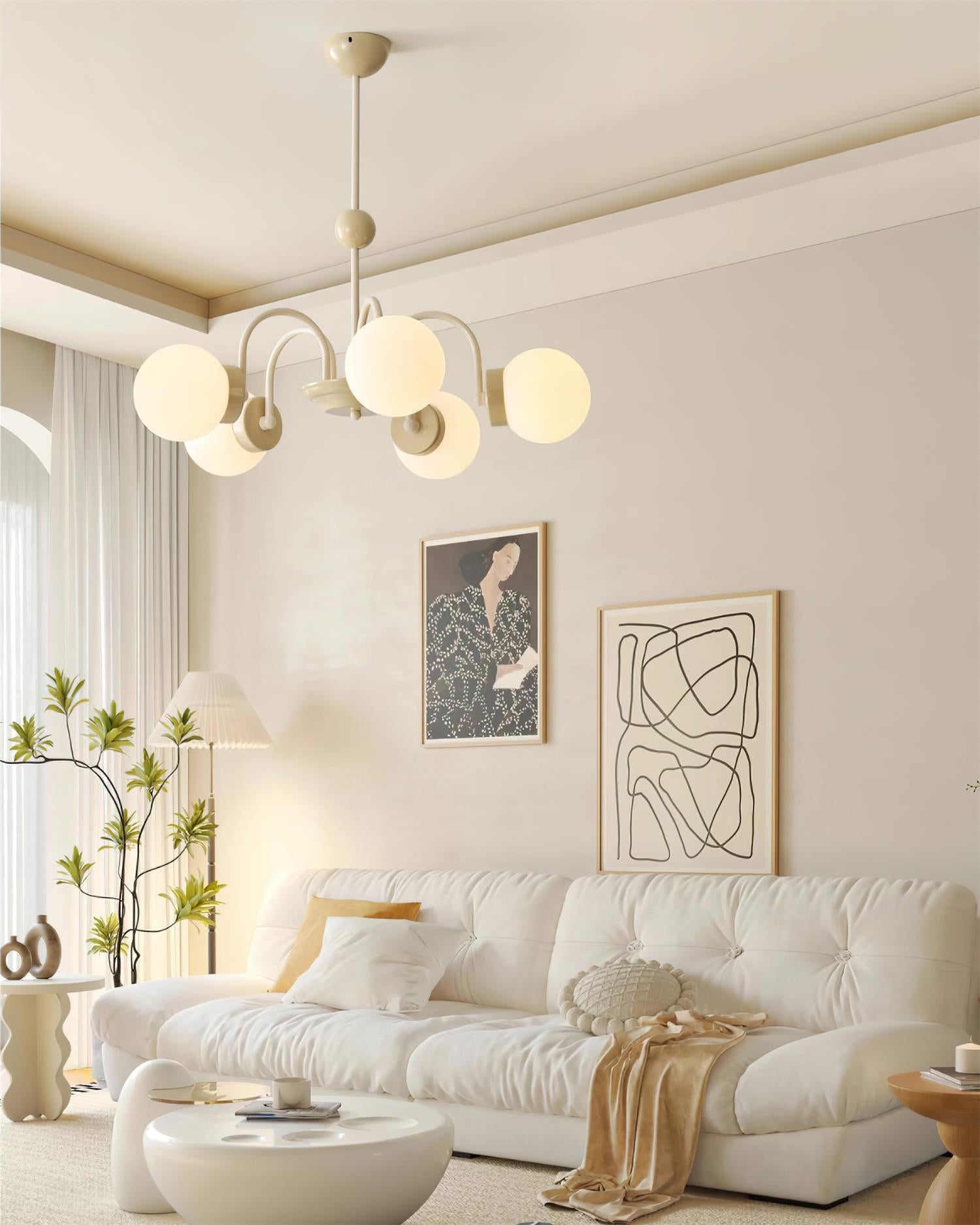 Pivone 8-Light Globe Chandelier - Neutralighting