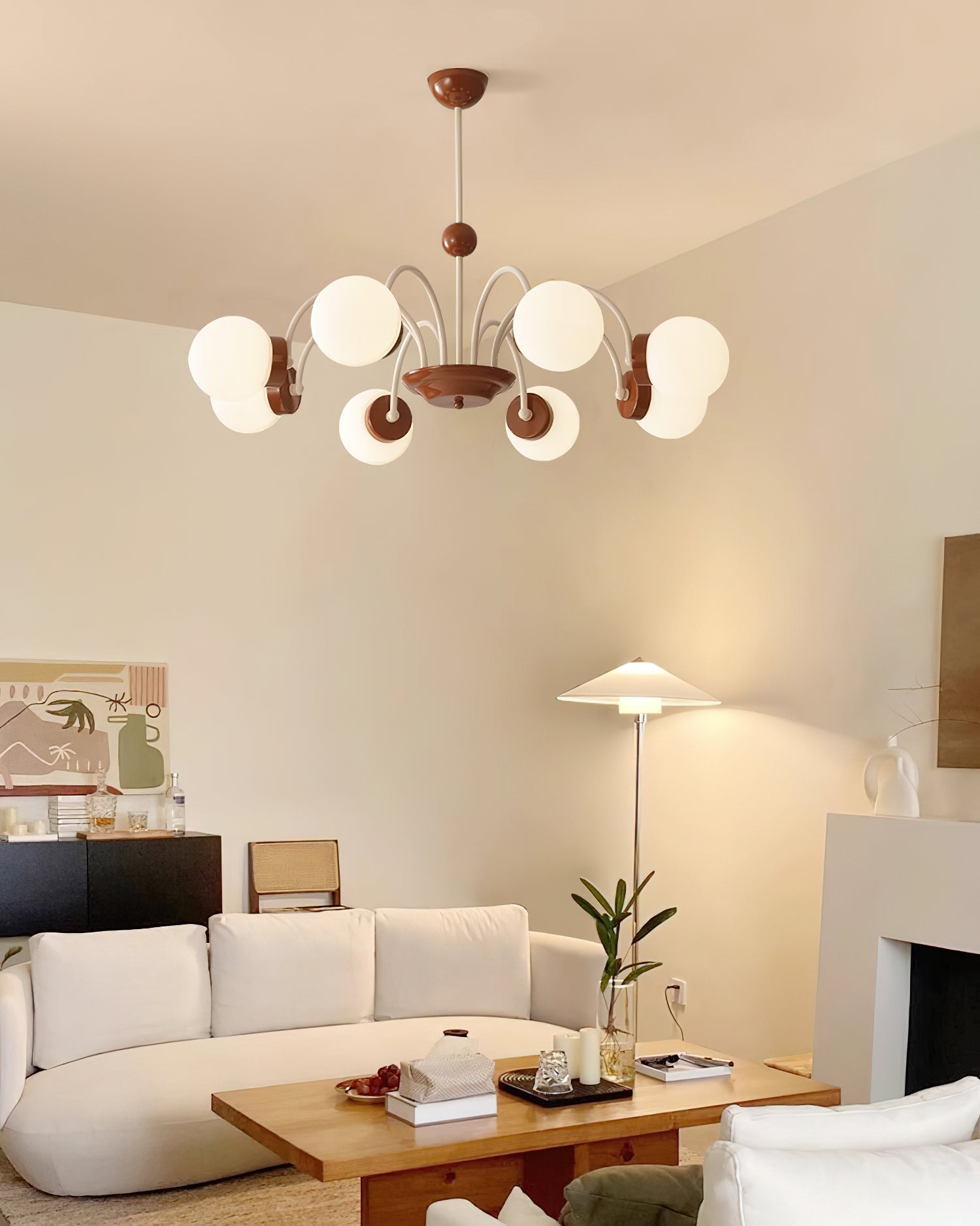 Pivone 8-Light Globe Chandelier - Neutralighting