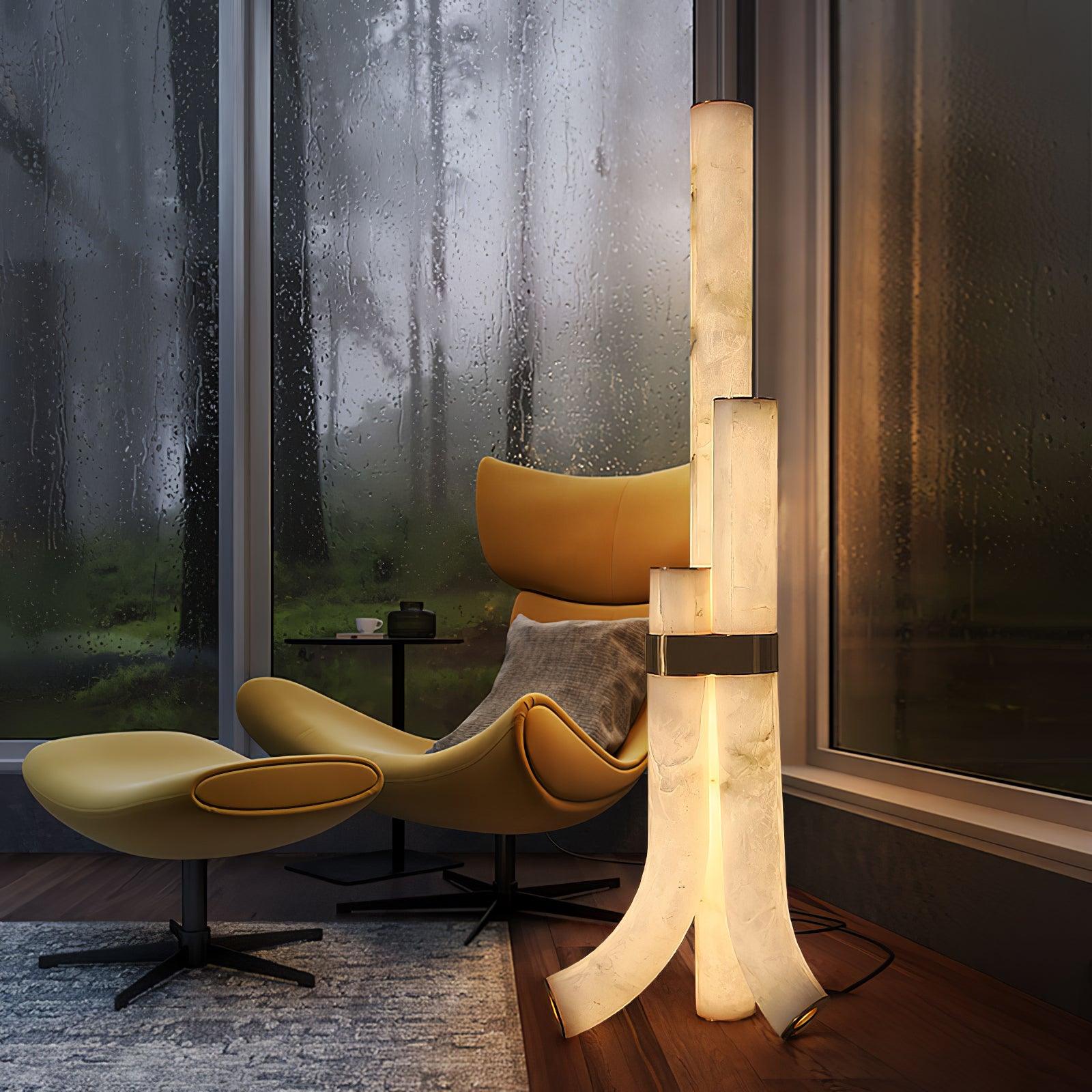 Orion Alabaster Floor Lamp - Neutralighting