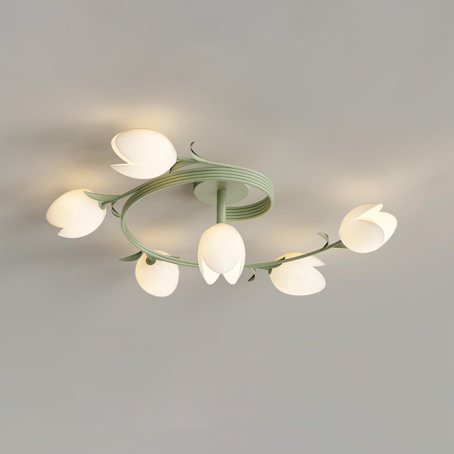 Iris 6-Light Tulip Ceiling Light - Neutralighting