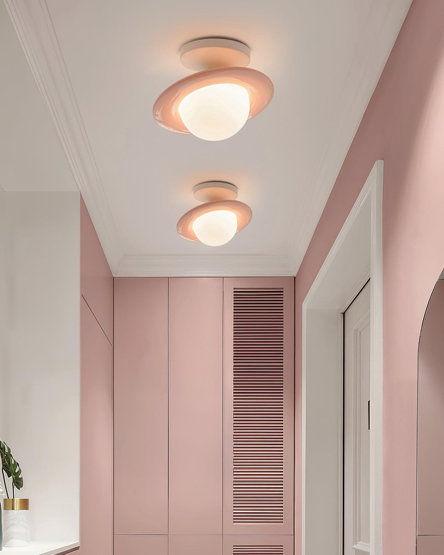 Ceiling Light Playful Planet Shape Soft Glow Whimsical Modern - Neutralighting