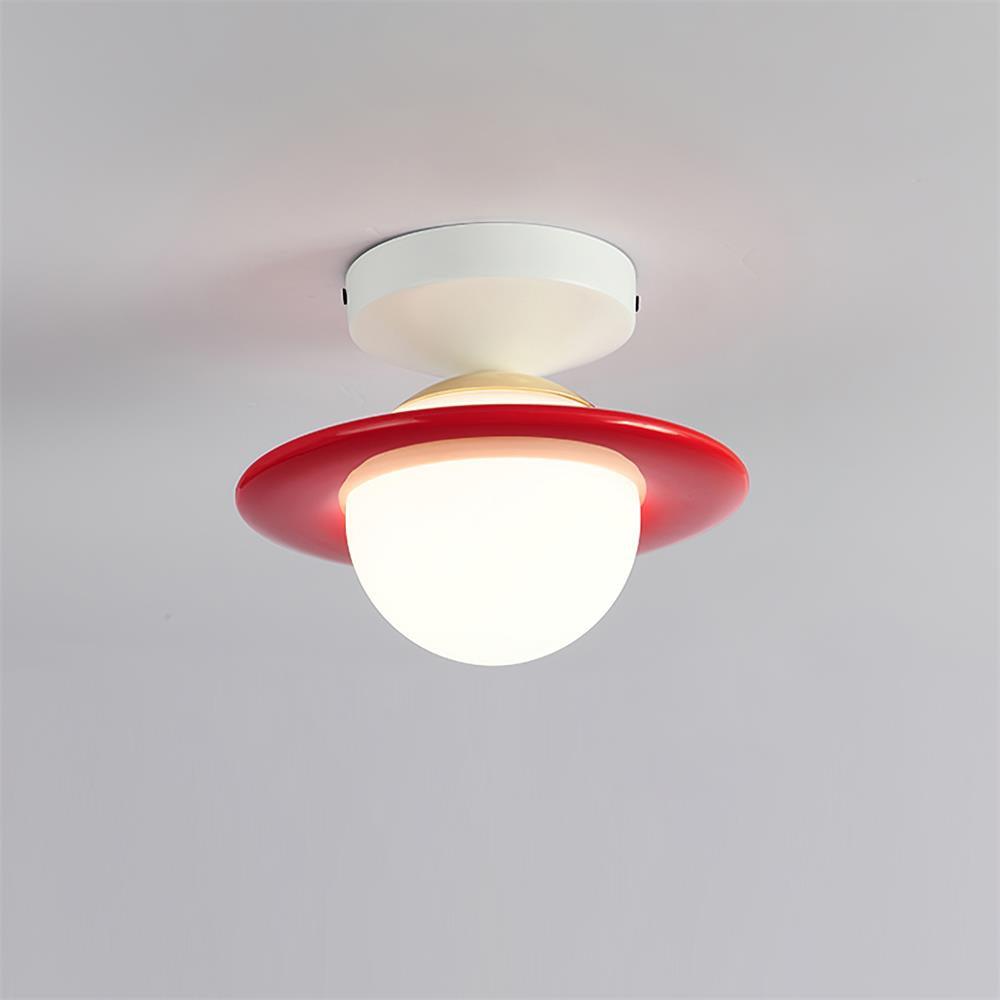 Ceiling Light Playful Planet Shape Soft Glow Whimsical Modern - Neutralighting