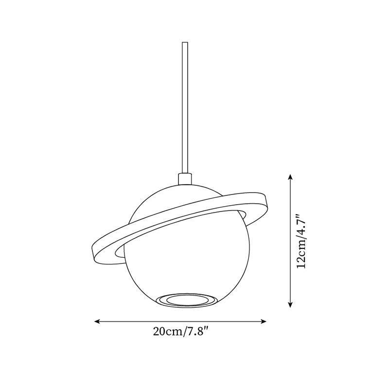 Pendant Light Travertine Planet Walnut Wood Ambient Minimalist - Neutralighting