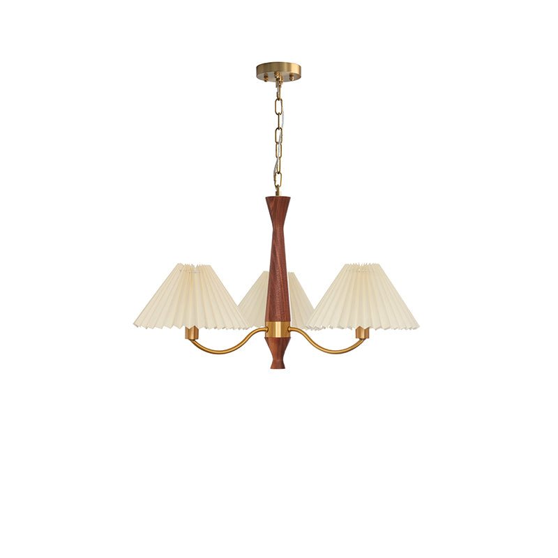 Zarn Pleated Chandelier Fabric - Neutralighting