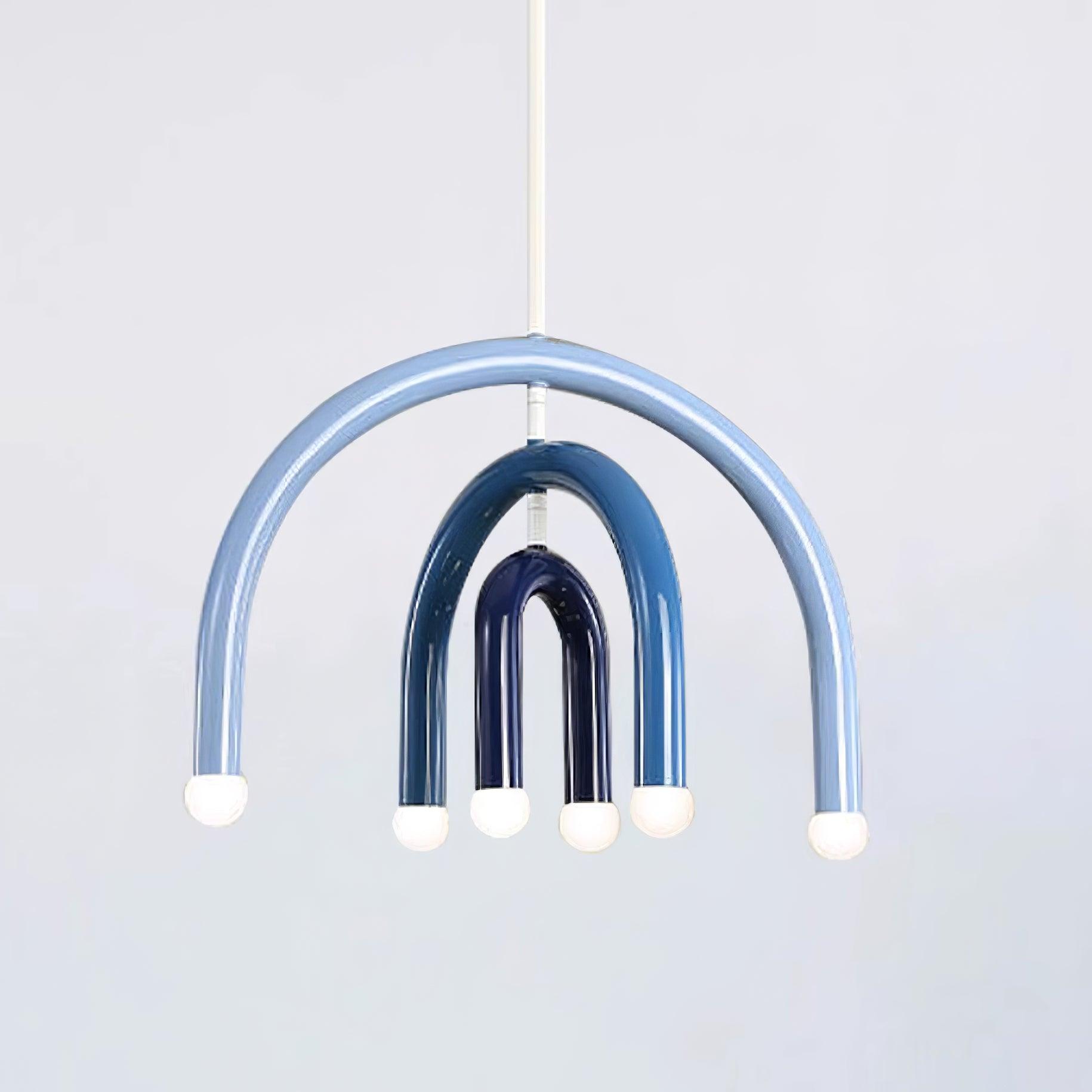 Pendant Lamp Rainbow Modern Metal Arc for Living and Dining Room - Neutralighting
