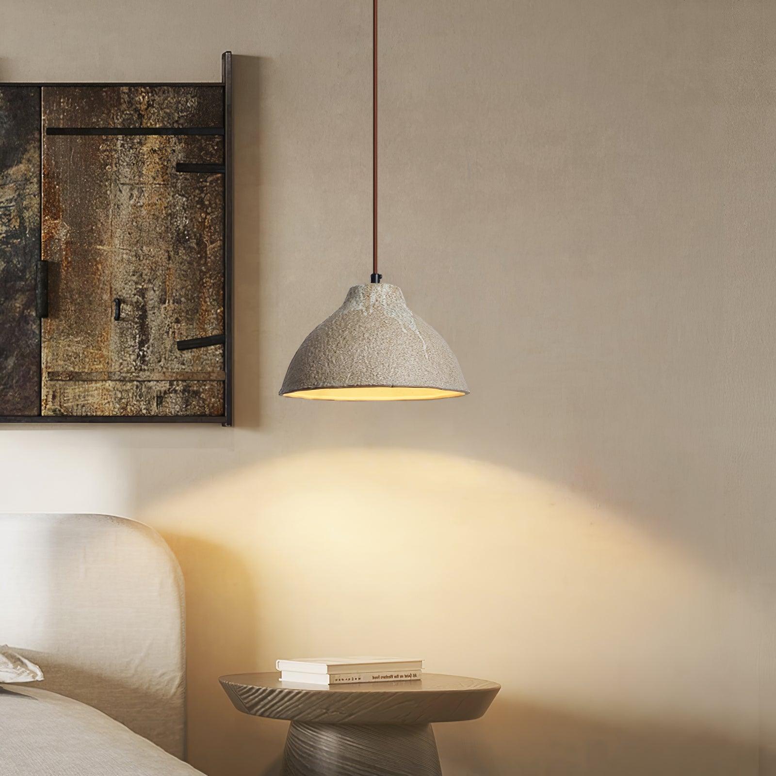 Maple Textured Ceramic Pendant Light - Neutralighting