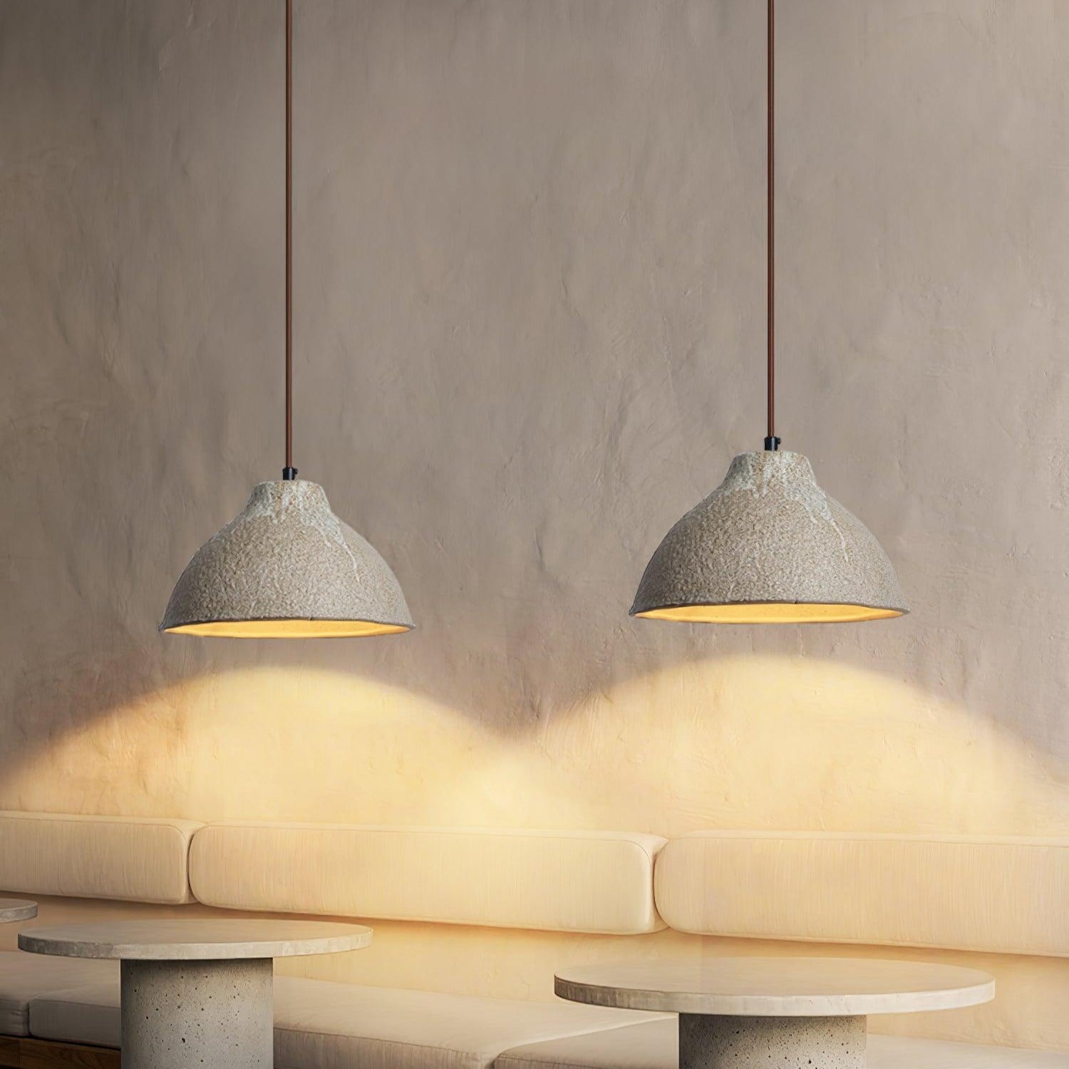 Maple Textured Ceramic Pendant Light - Neutralighting