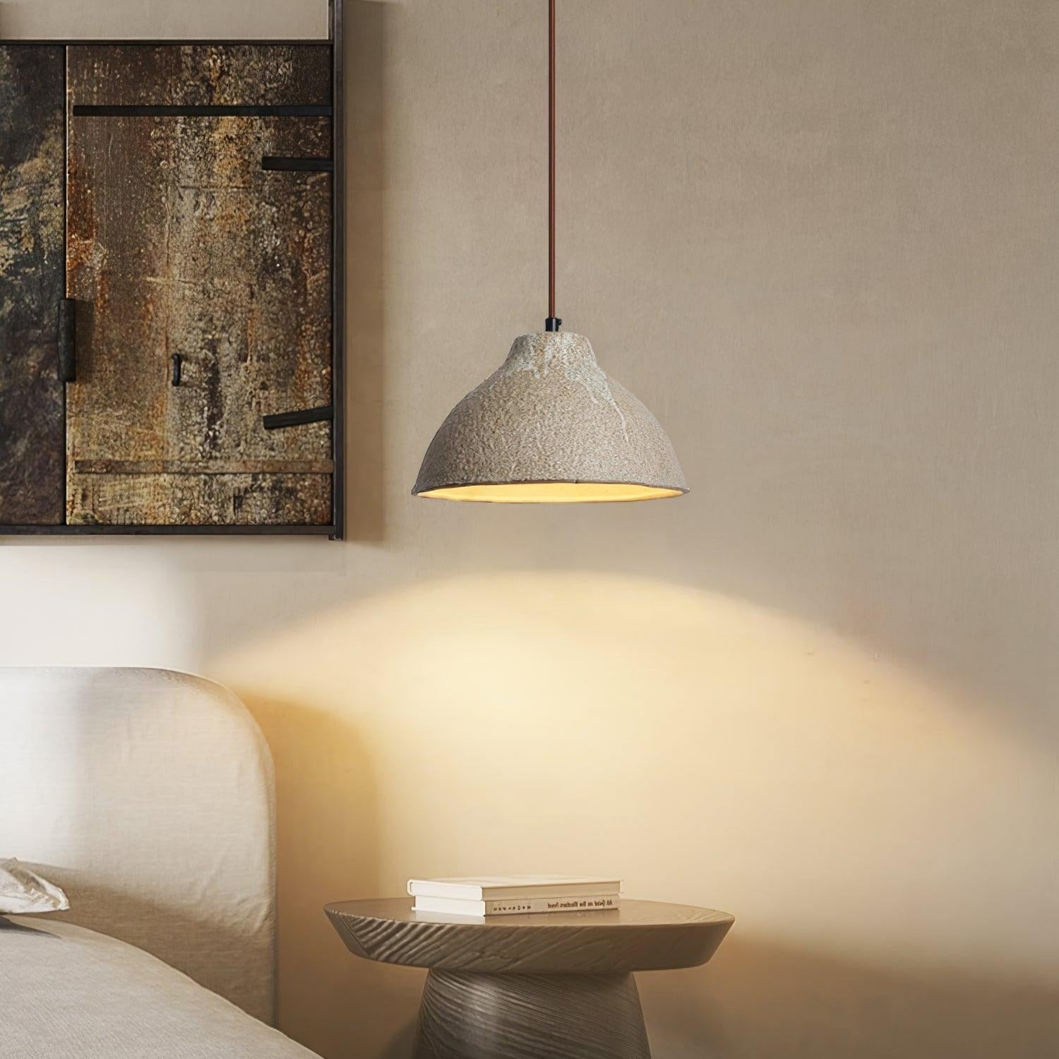 Maple Textured Ceramic Pendant Light - Neutralighting