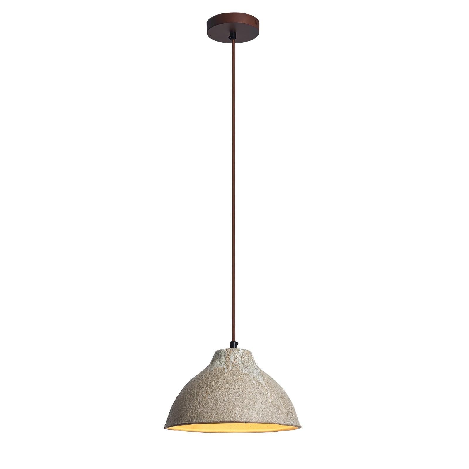 Maple Textured Ceramic Pendant Light - Neutralighting