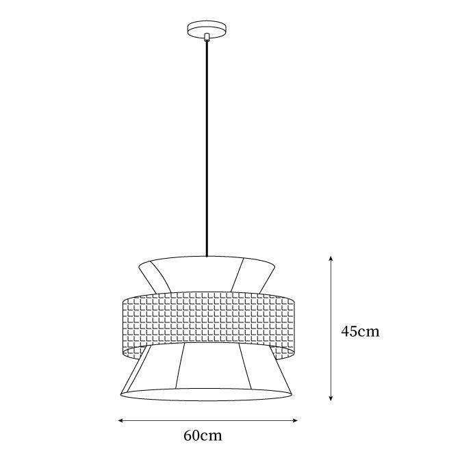 Ophelia Woven Rattan Pendant Light - Neutralighting