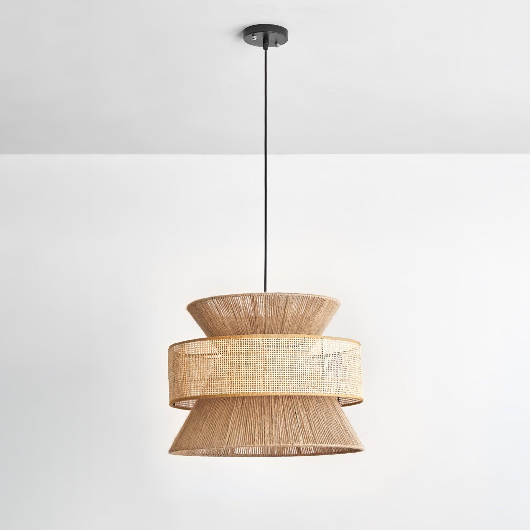 Ophelia Woven Rattan Pendant Light - Neutralighting