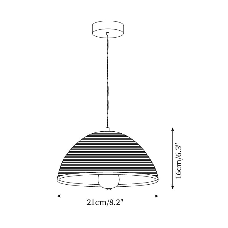 Pendant Lamp Rattan Shade and Metal Body Cone Shape Natural Minimalist - Neutralighting
