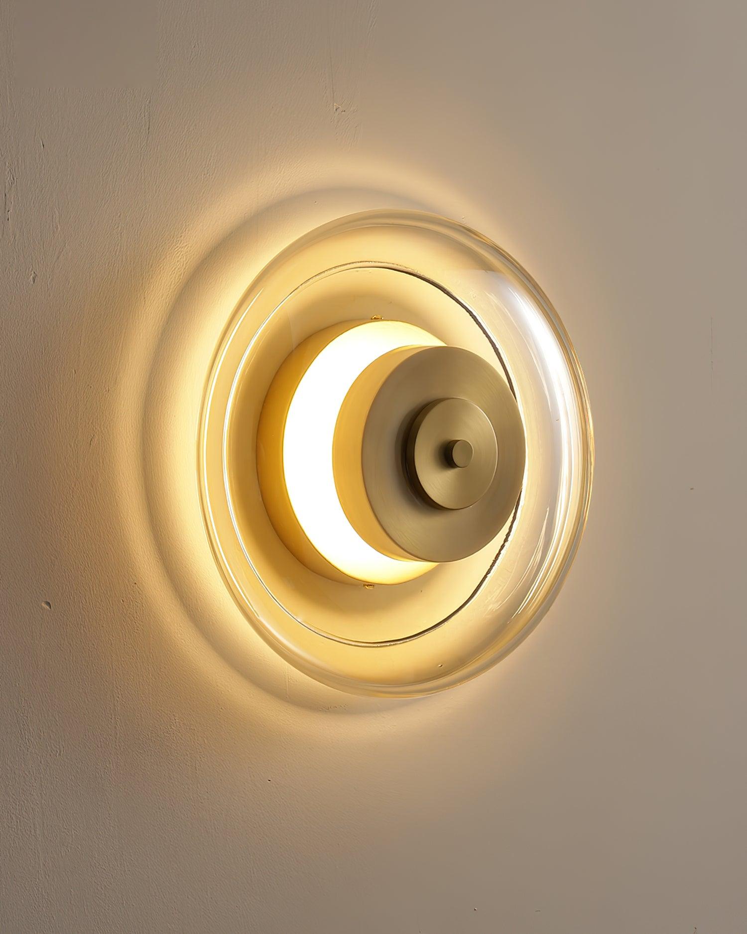 Elysso Brass Circular Wall Lamp - Neutralighting