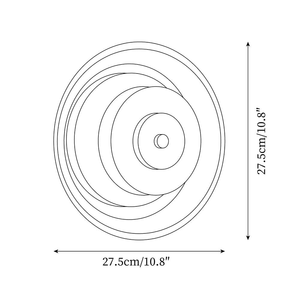 Elysso Brass Circular Wall Lamp - Neutralighting