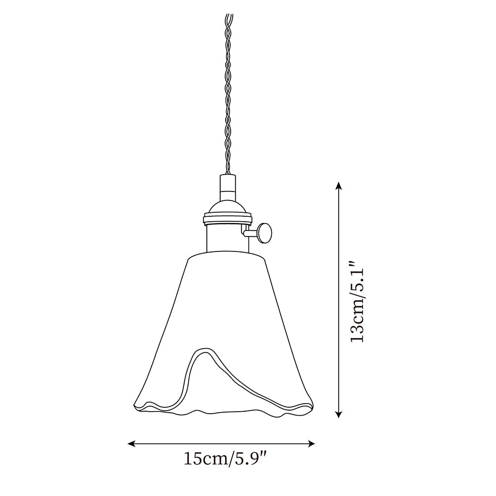 Amberlyn Vintage Amber Glass Pendant Light - Neutralighting