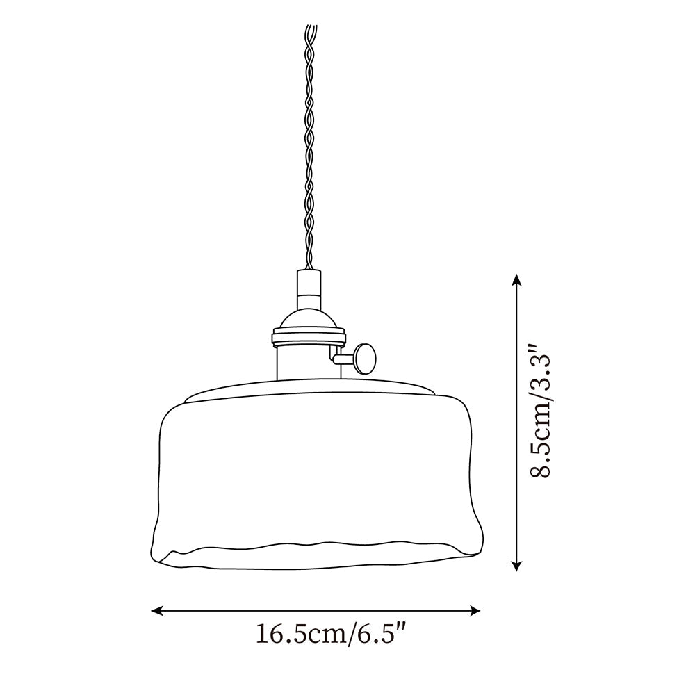 Amberlyn Vintage Amber Glass Pendant Light - Neutralighting