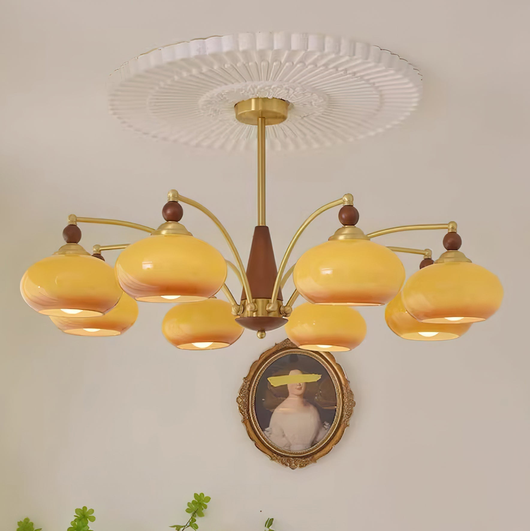 Charlotte Retro Chandelier Cluster