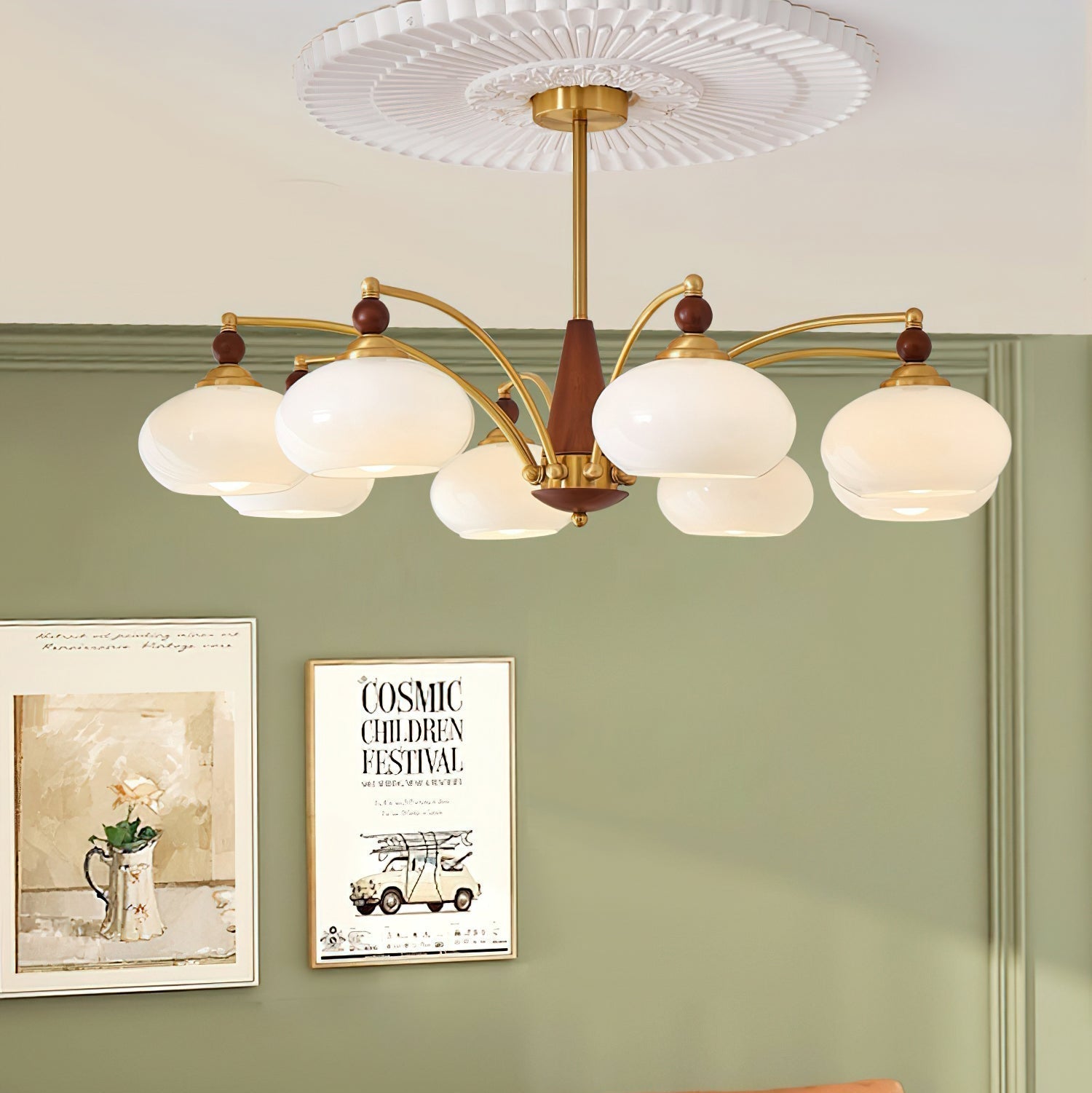 Charlotte Retro Chandelier Cluster