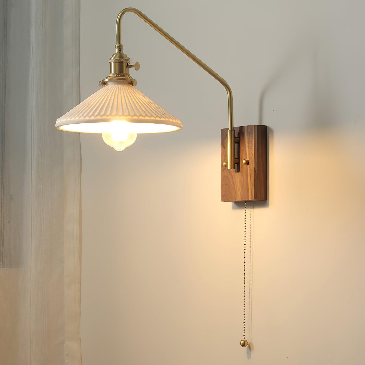 Fayel Pleated Shade Wall Lamp - Neutralighting