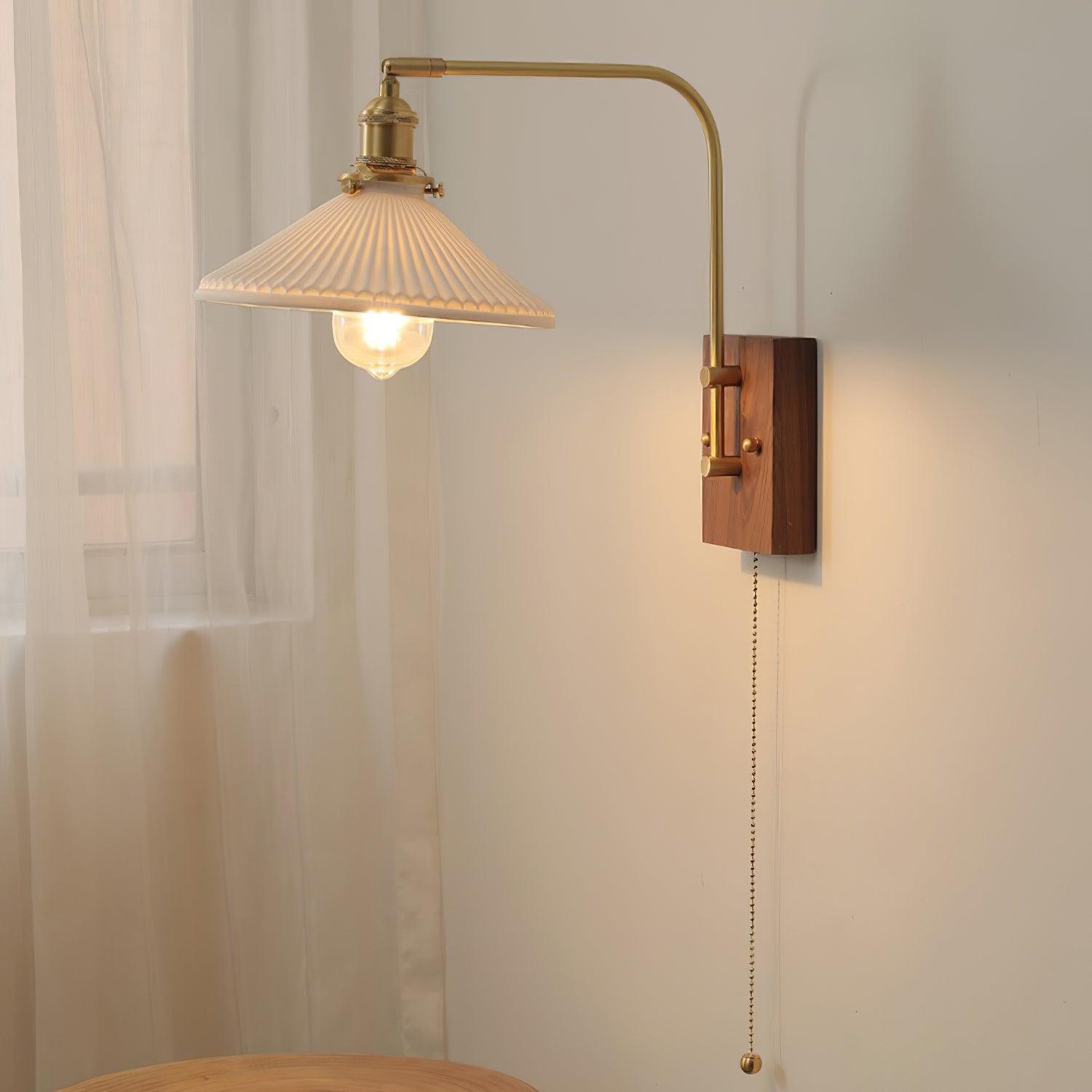 Fayel Pleated Shade Wall Lamp - Neutralighting