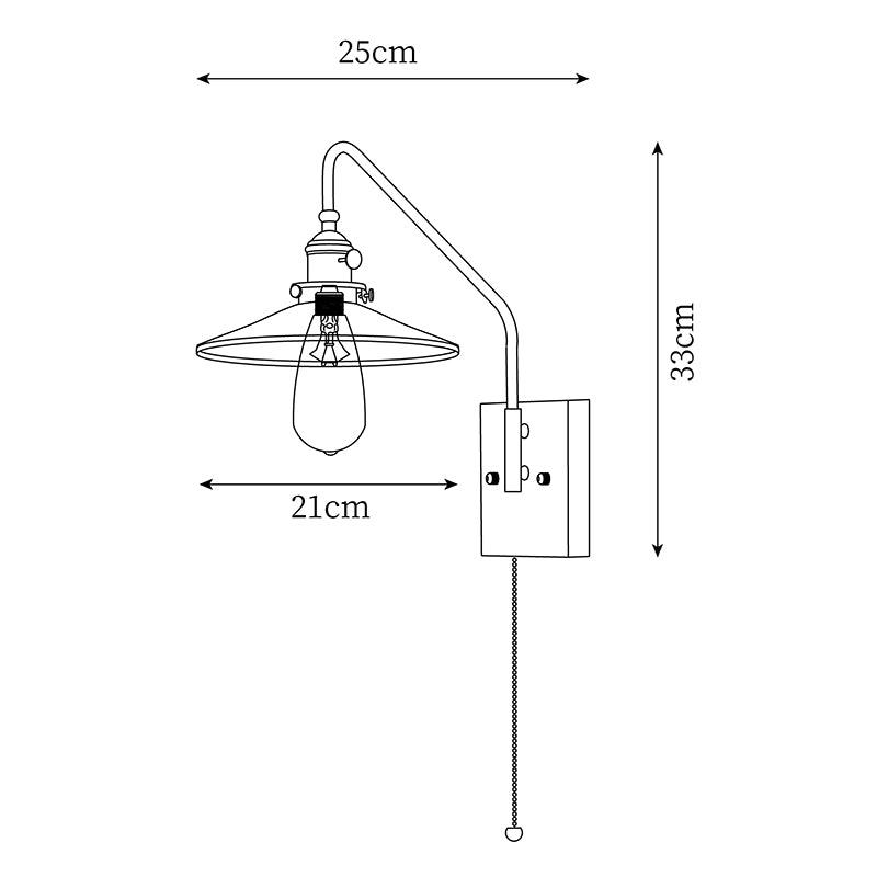 Fayel Pleated Shade Wall Lamp - Neutralighting