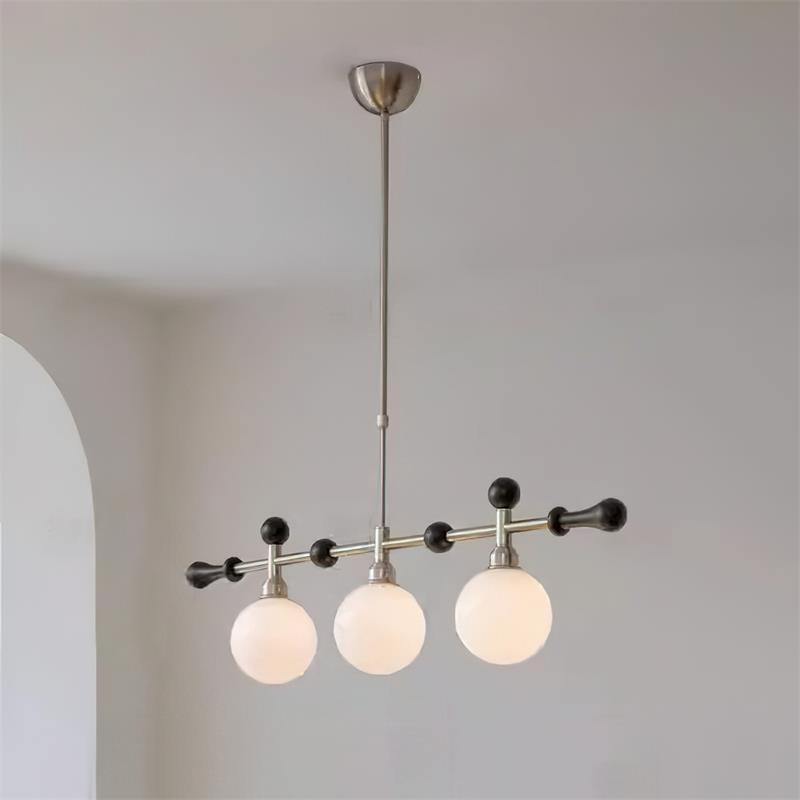 Chandelier Linear Globe LED/Incandescent for Dining Room Kitchen Island - Neutralighting