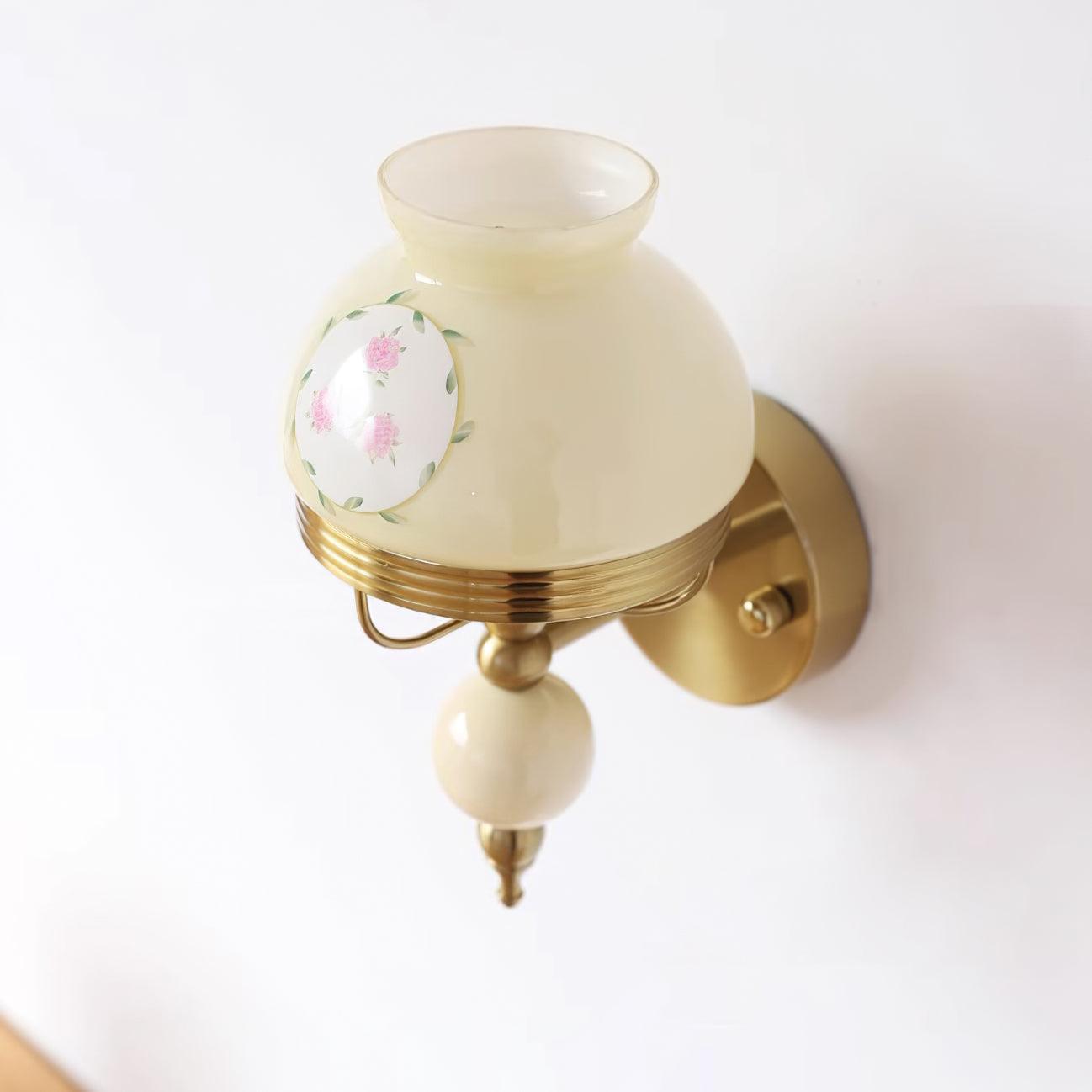 Wall Lamp Glass and Metal Light for Bedroom or Hallway Retro - Neutralighting