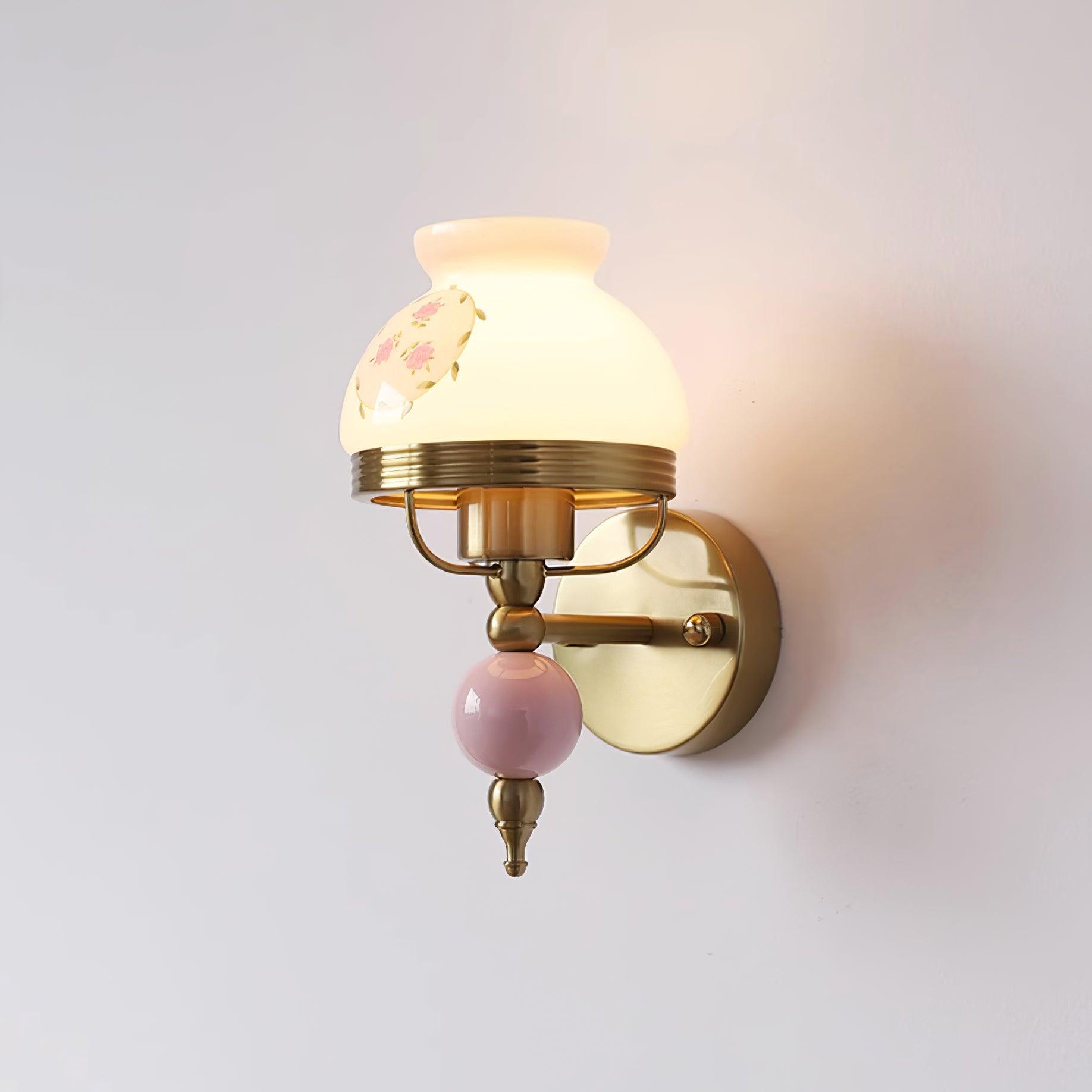 Wall Lamp Glass and Metal Light for Bedroom or Hallway Retro - Neutralighting