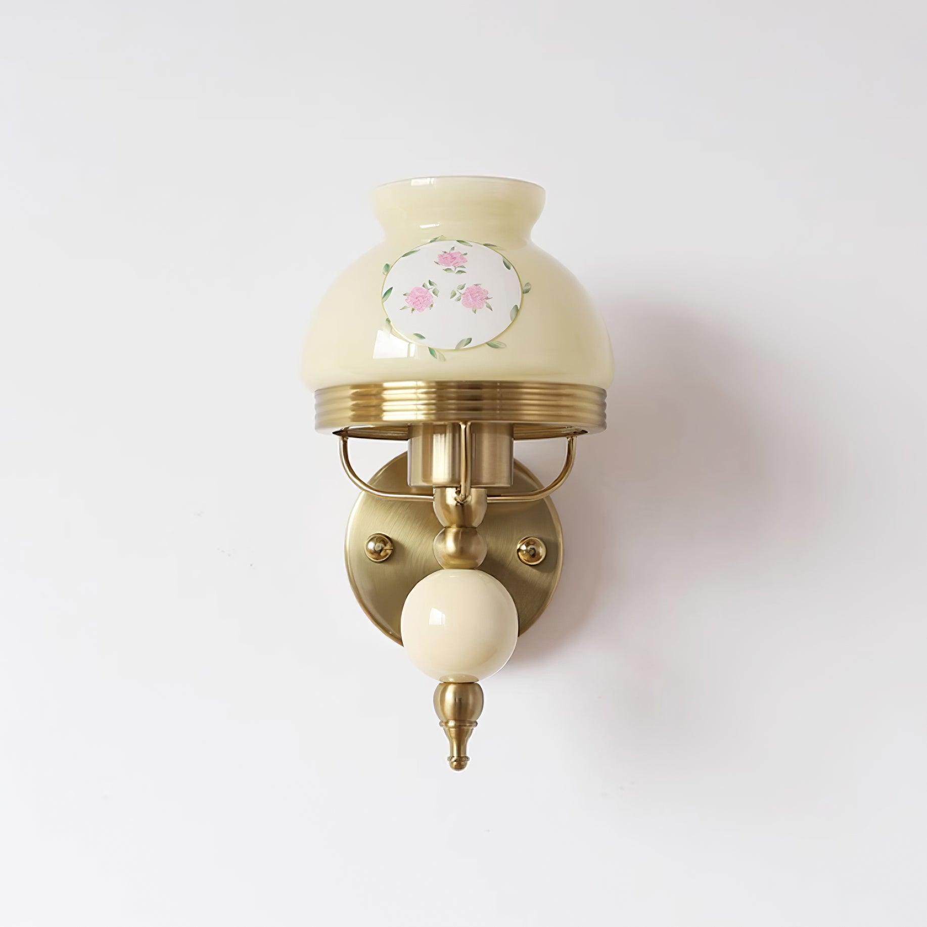 Wall Lamp Glass and Metal Light for Bedroom or Hallway Retro - Neutralighting