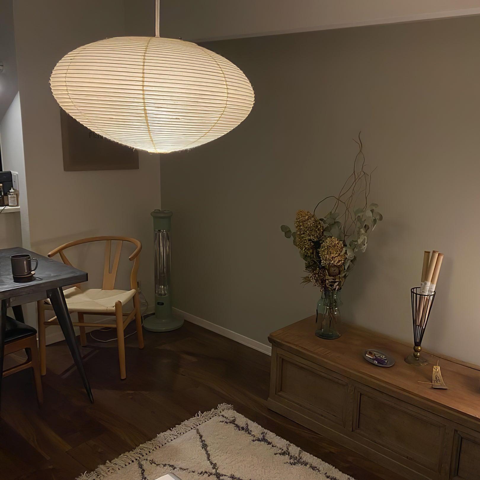 Sente Washi Paper Swag Pendant Light - Neutralighting