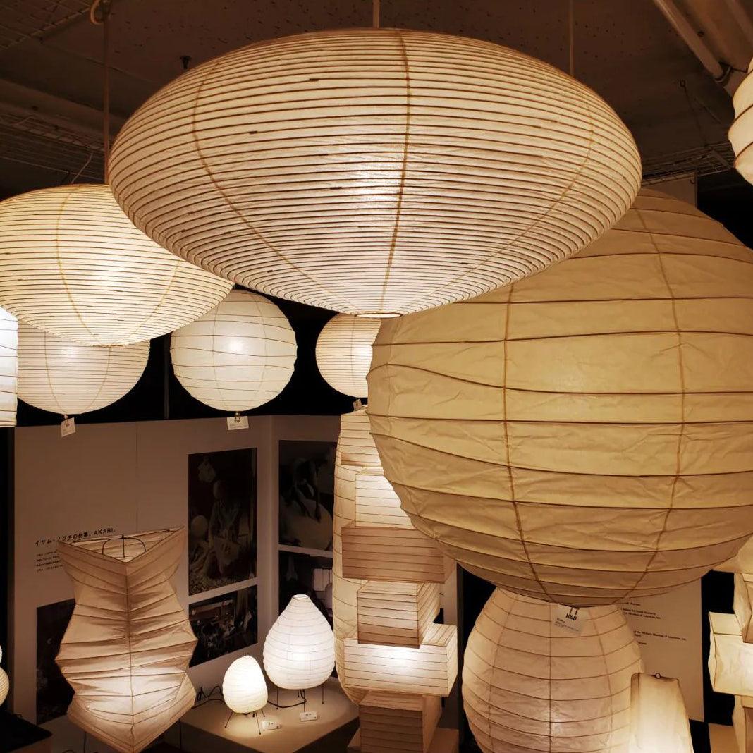 Sente Washi Paper Swag Pendant Light - Neutralighting