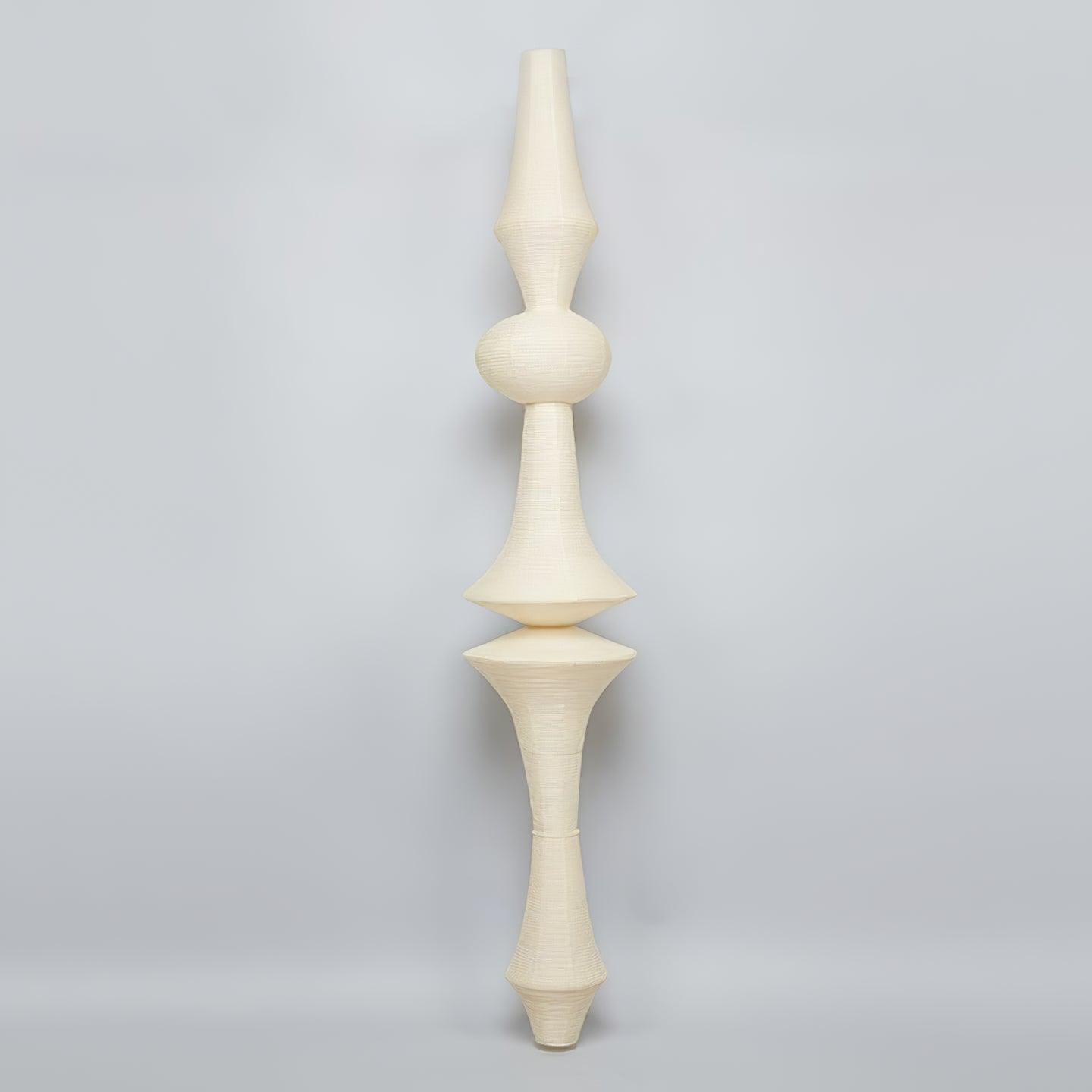 Faye Sculptural Paper Vertical Pendant Light - Neutralighting