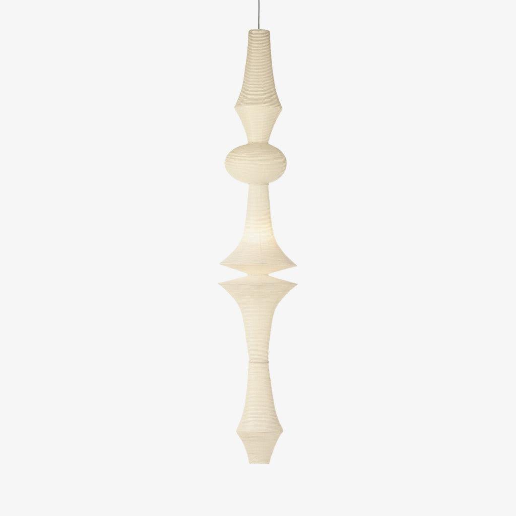 Faye Sculptural Paper Vertical Pendant Light - Neutralighting
