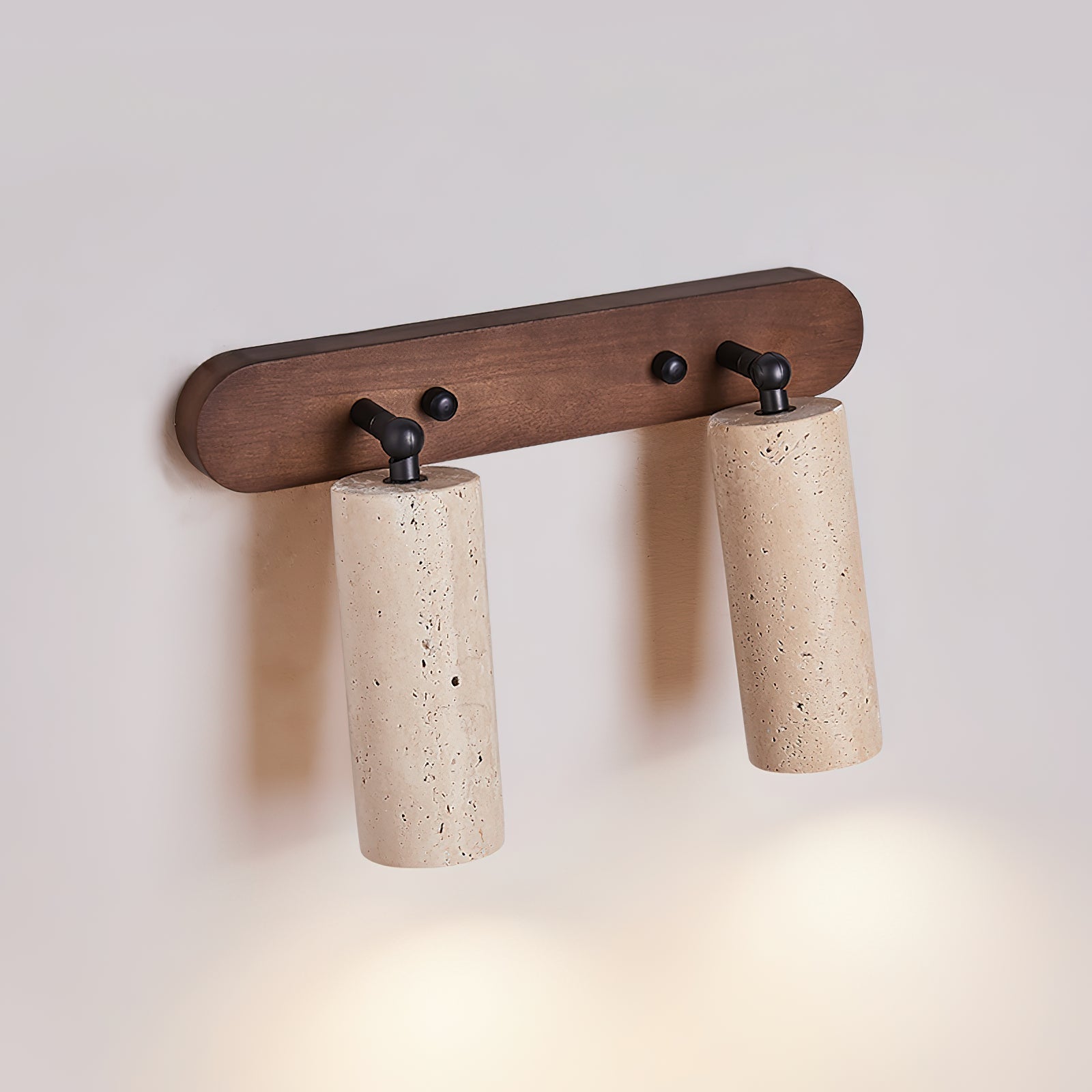 Solaro Wall Lamp Spotlight Travertine - Neutralighting