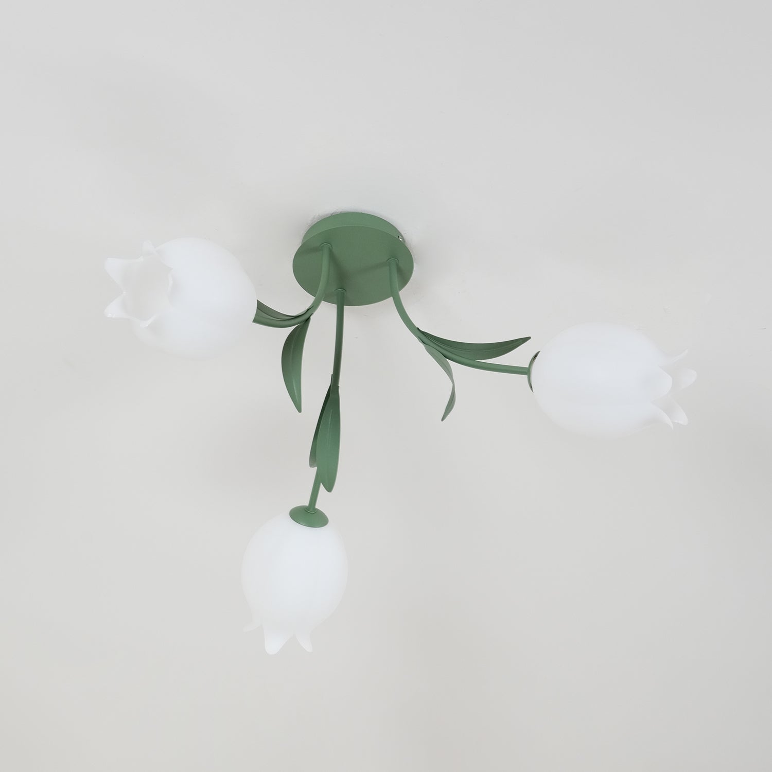 Greya Natural Flower Flush Mount Ceiling Light - Neutralighting