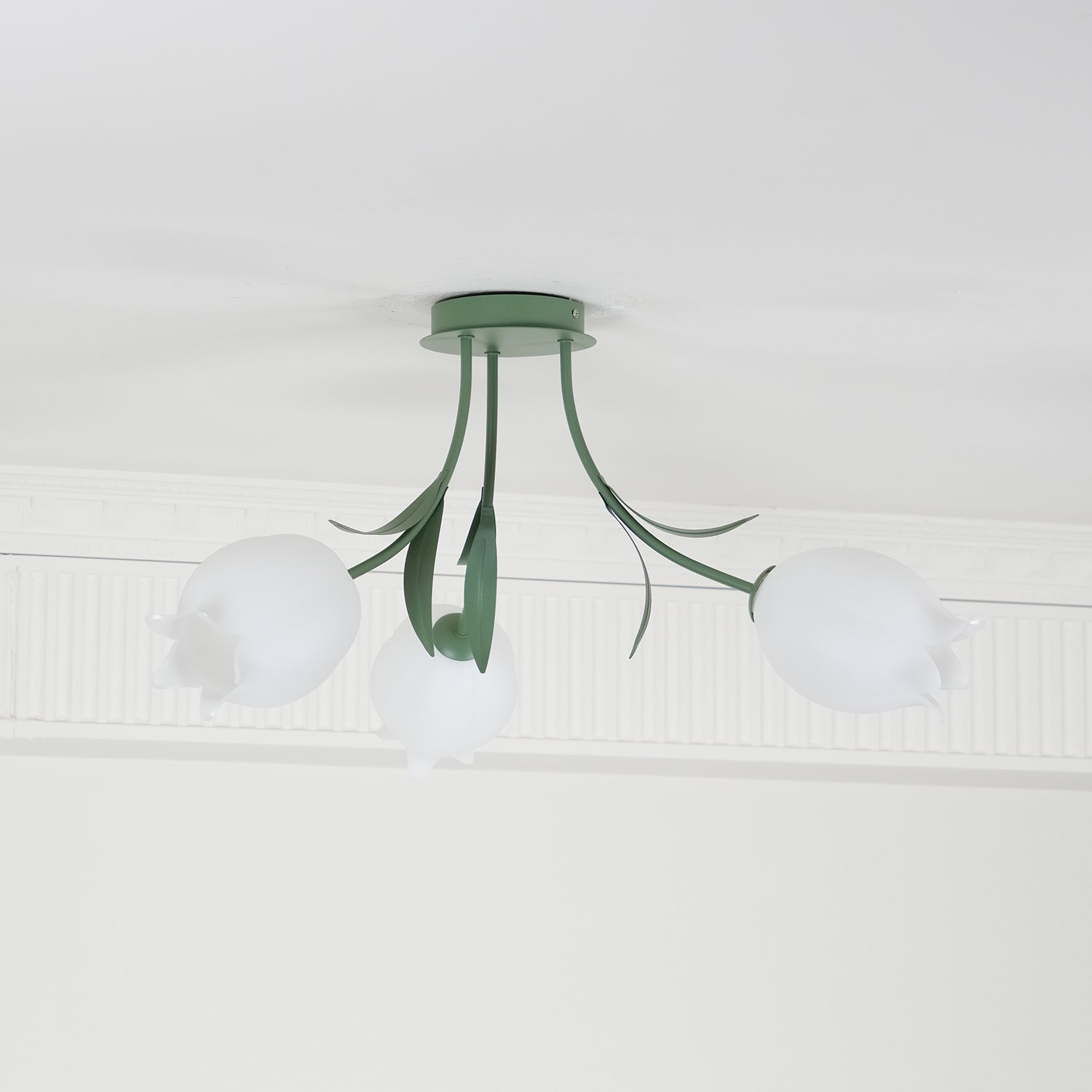 Greya Natural Flower Flush Mount Ceiling Light - Neutralighting