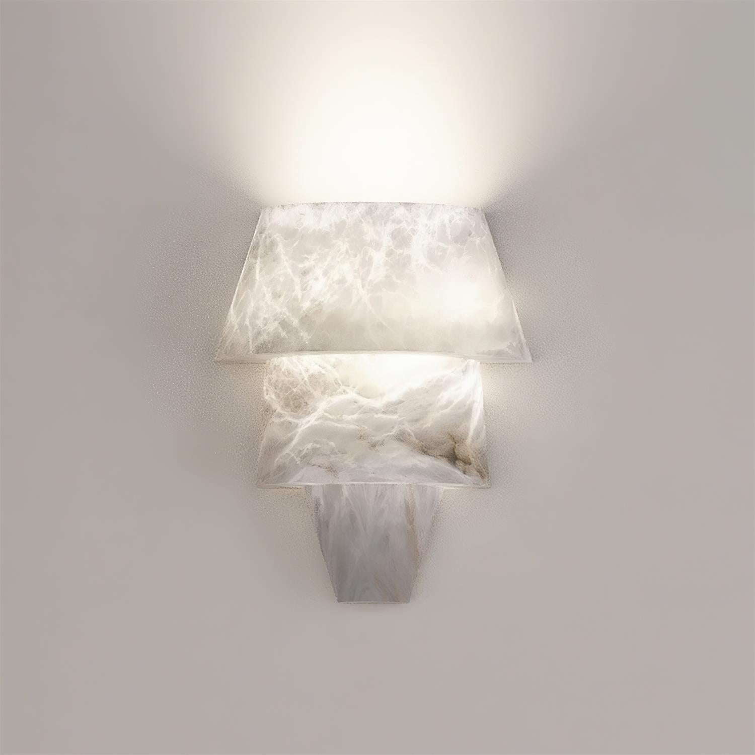 Elyon Elegant White Alabaster Wall Lamp - Neutralighting