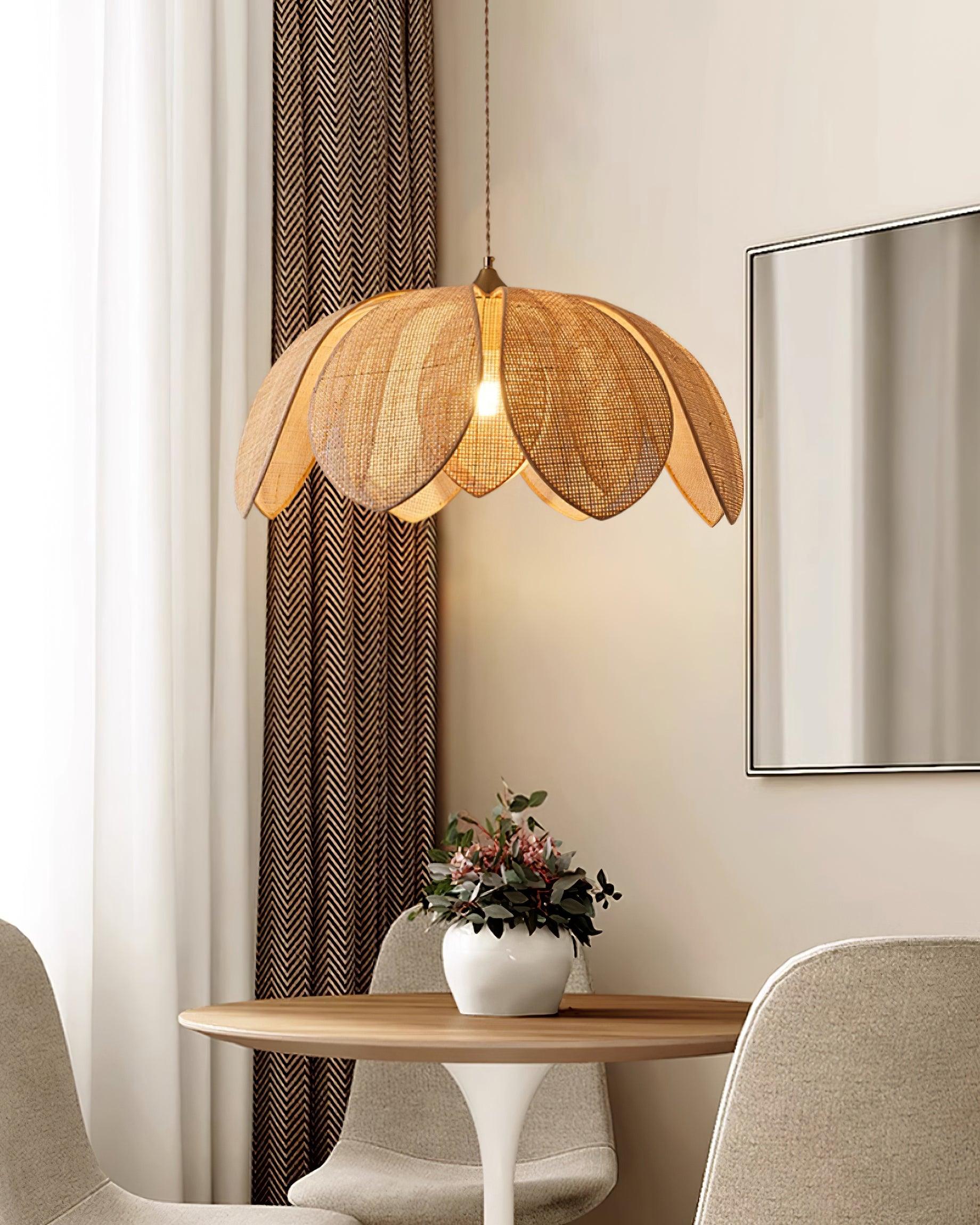 Fionel Rattan Pendant Lamp - Neutralighting