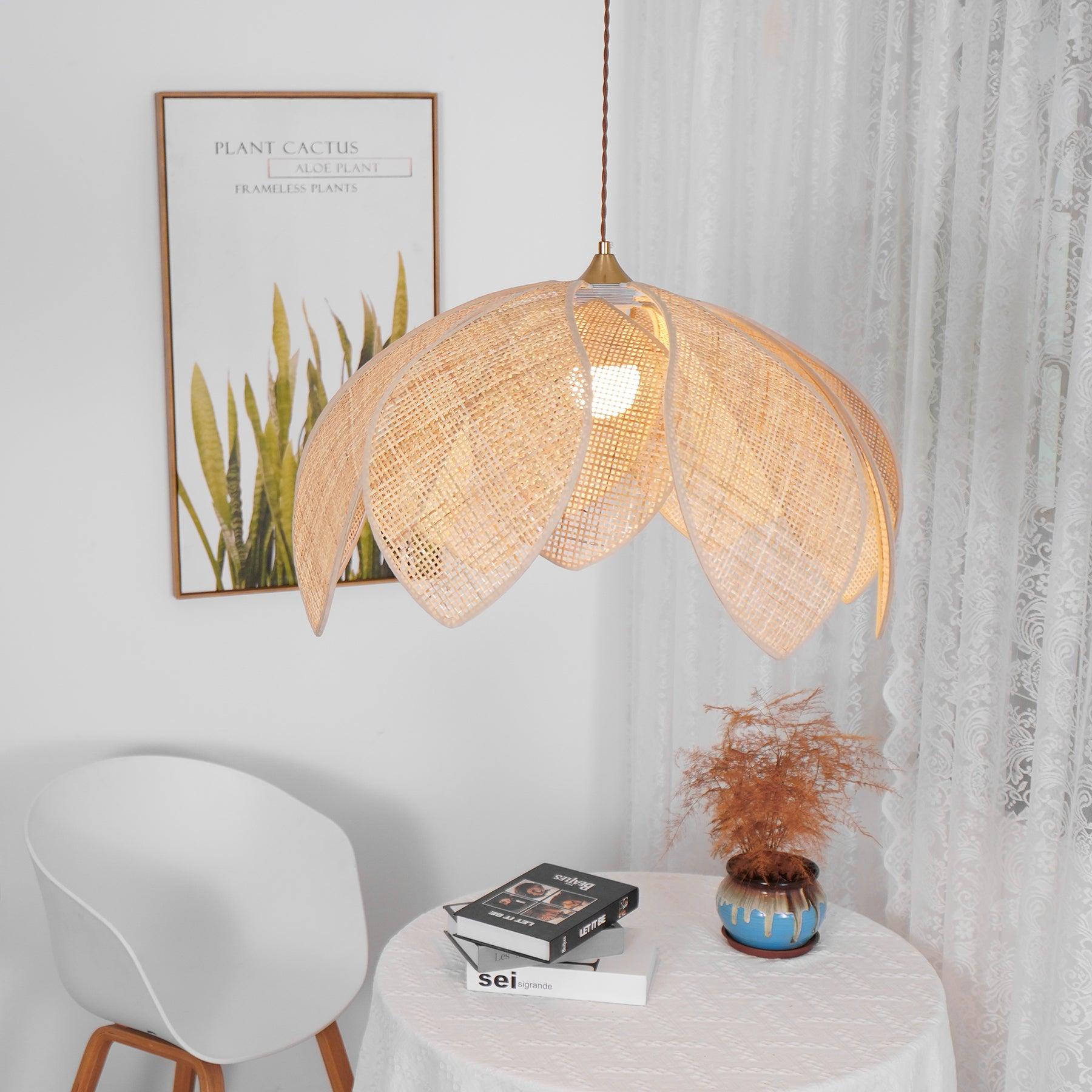 Fionel Rattan Pendant Lamp - Neutralighting