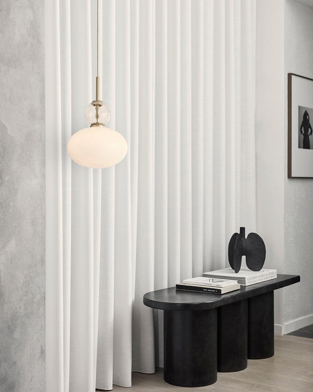 Orbelin Glass and Brass Pendant Lamp - Neutralighting