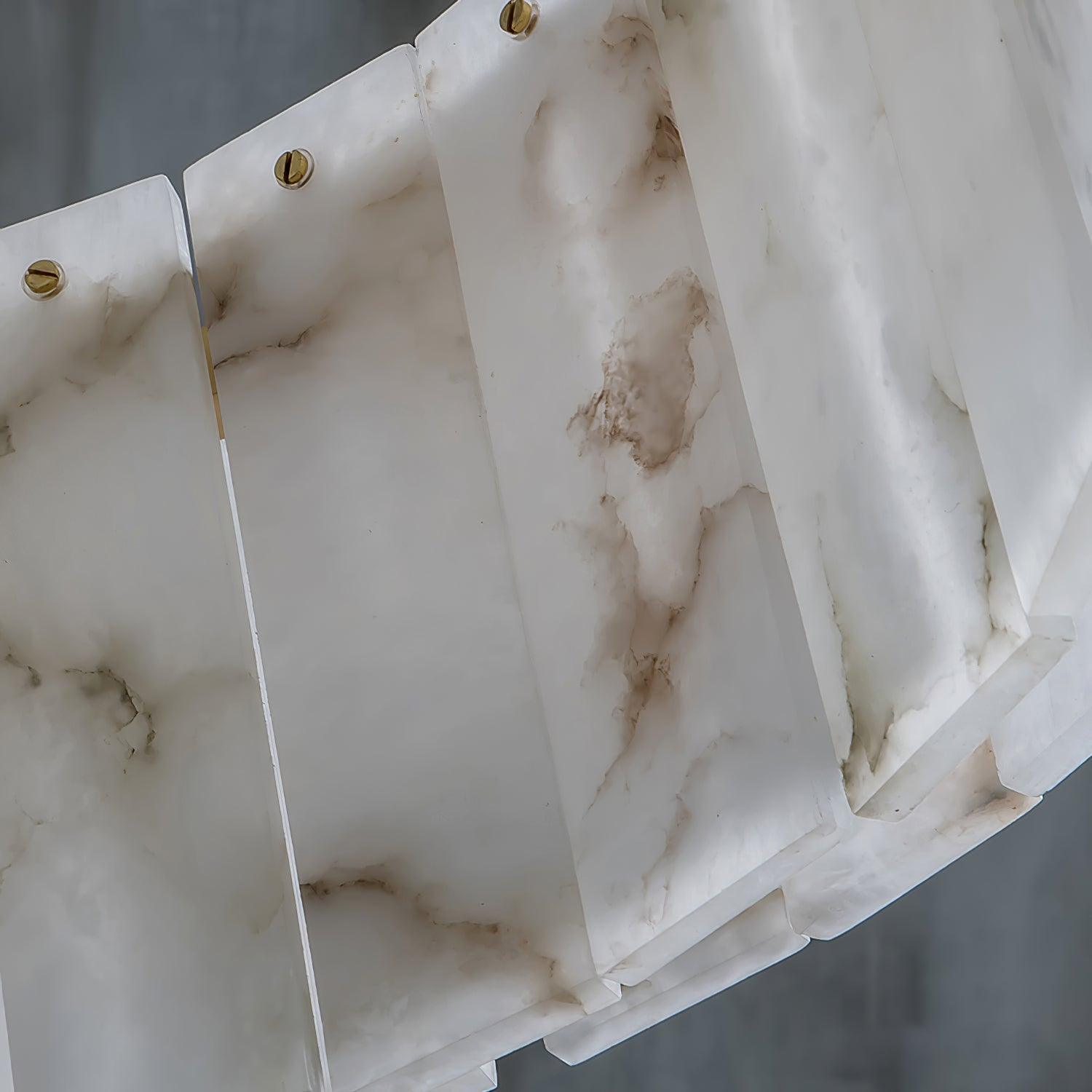 Zelaean Alabaster Round Pendant Light - Neutralighting